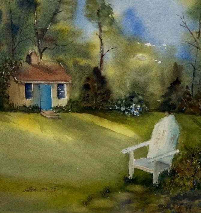 Bett	McCarthy-	Any Cape Backyard,	Watercolor	$250 	