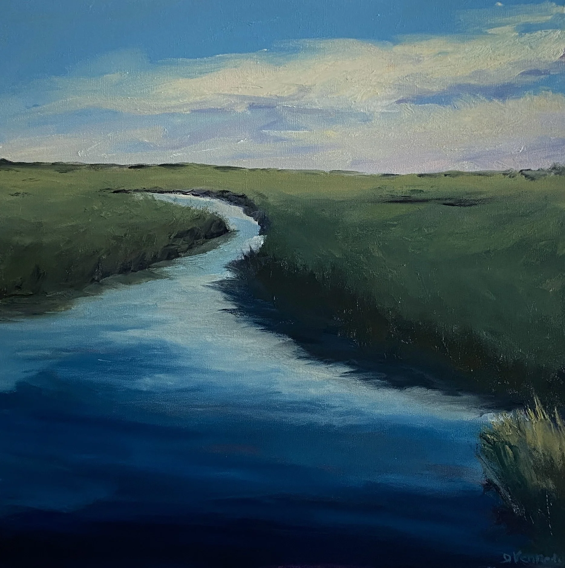 Debra	Kennedy-	Moody Marsh,	Oil	$850 