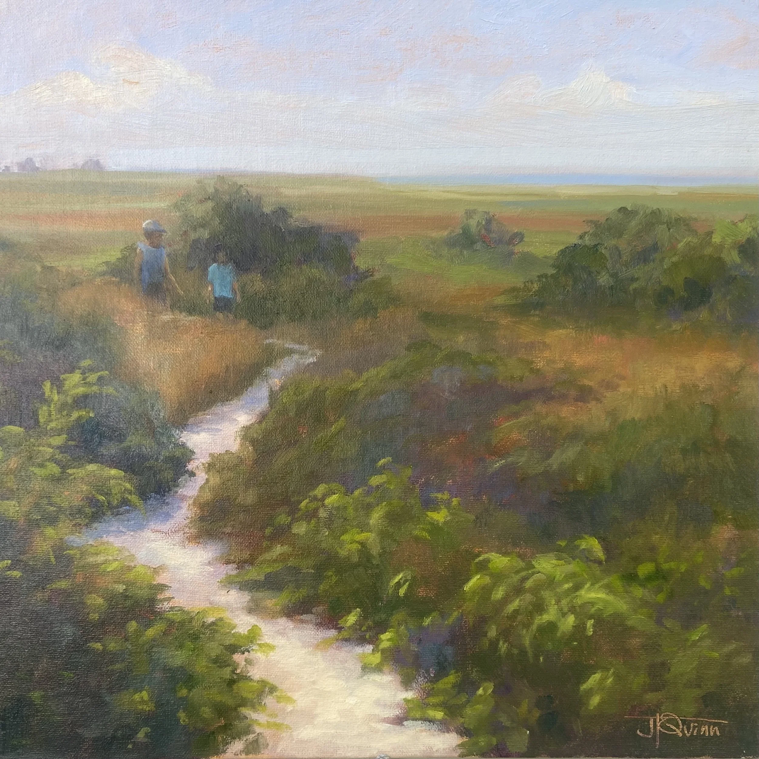 Joanne	Quinn-	Walking Back,	Oil	$700 