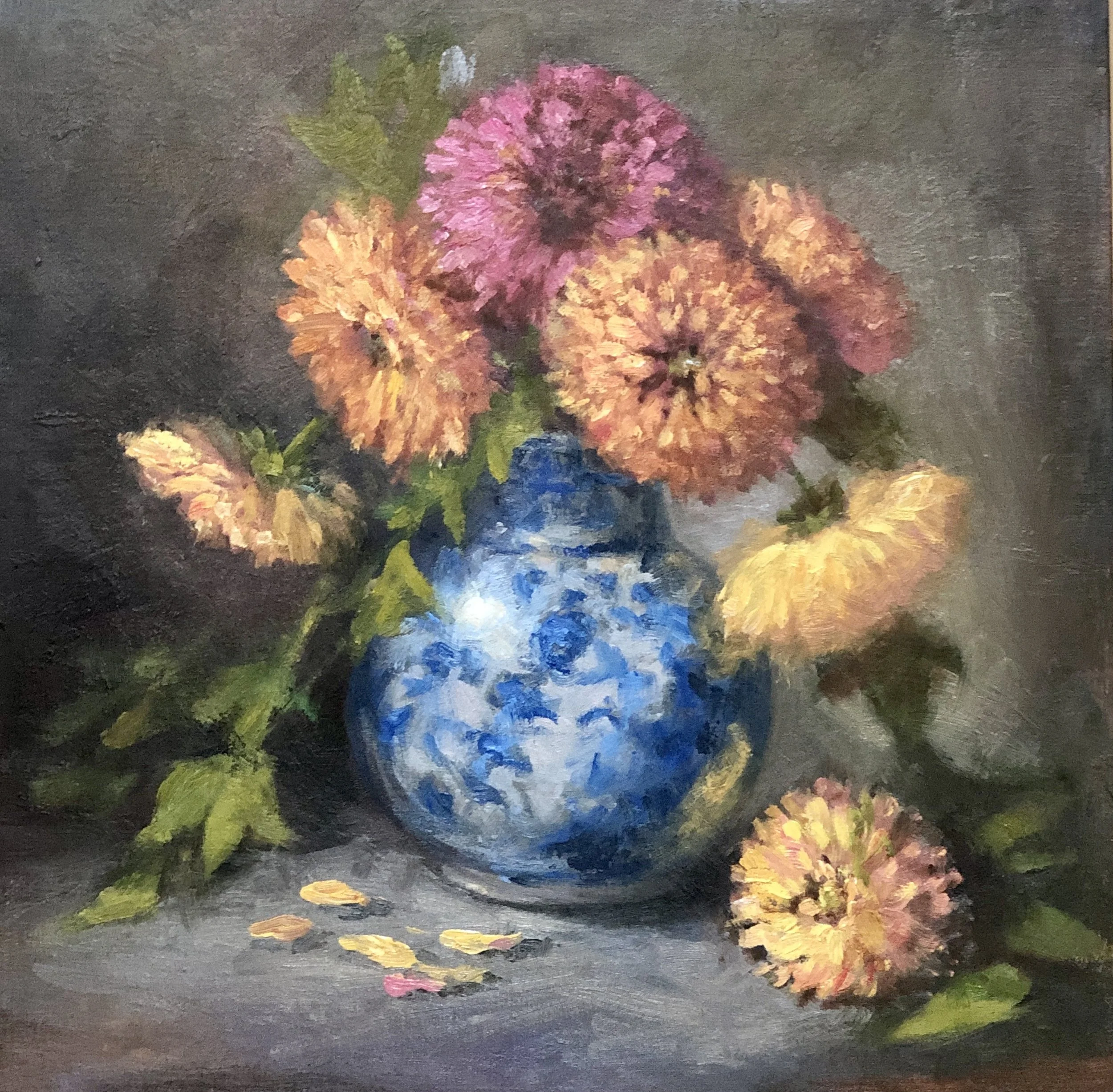Sissi	Sneve-Schultze-	Dahlias No.2,	Oil	$700 