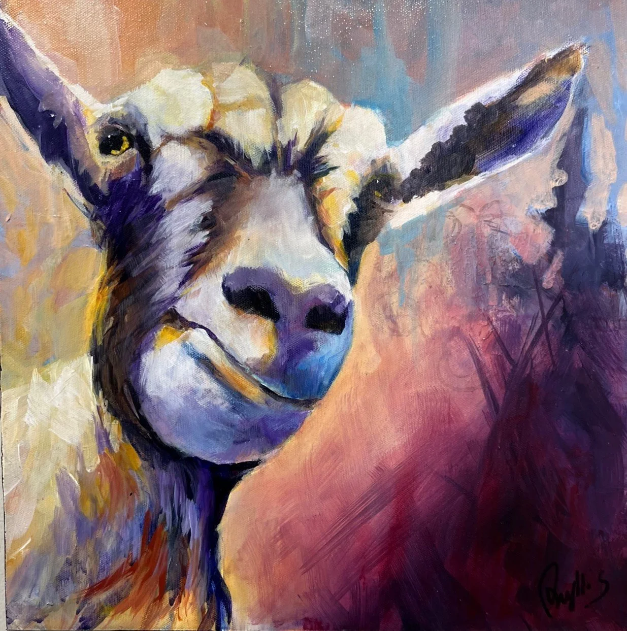Phyllis	Charles-	Say Wha,	Acrylic Mixed Media	$400 
