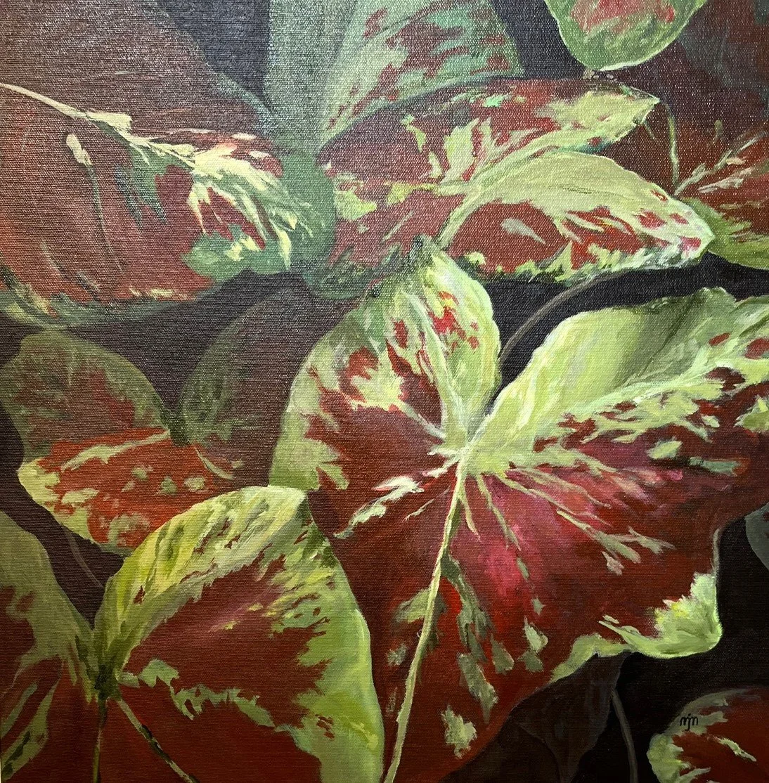 Large Square Second Place- Margo Mancinelli, Complementary- Acrylic