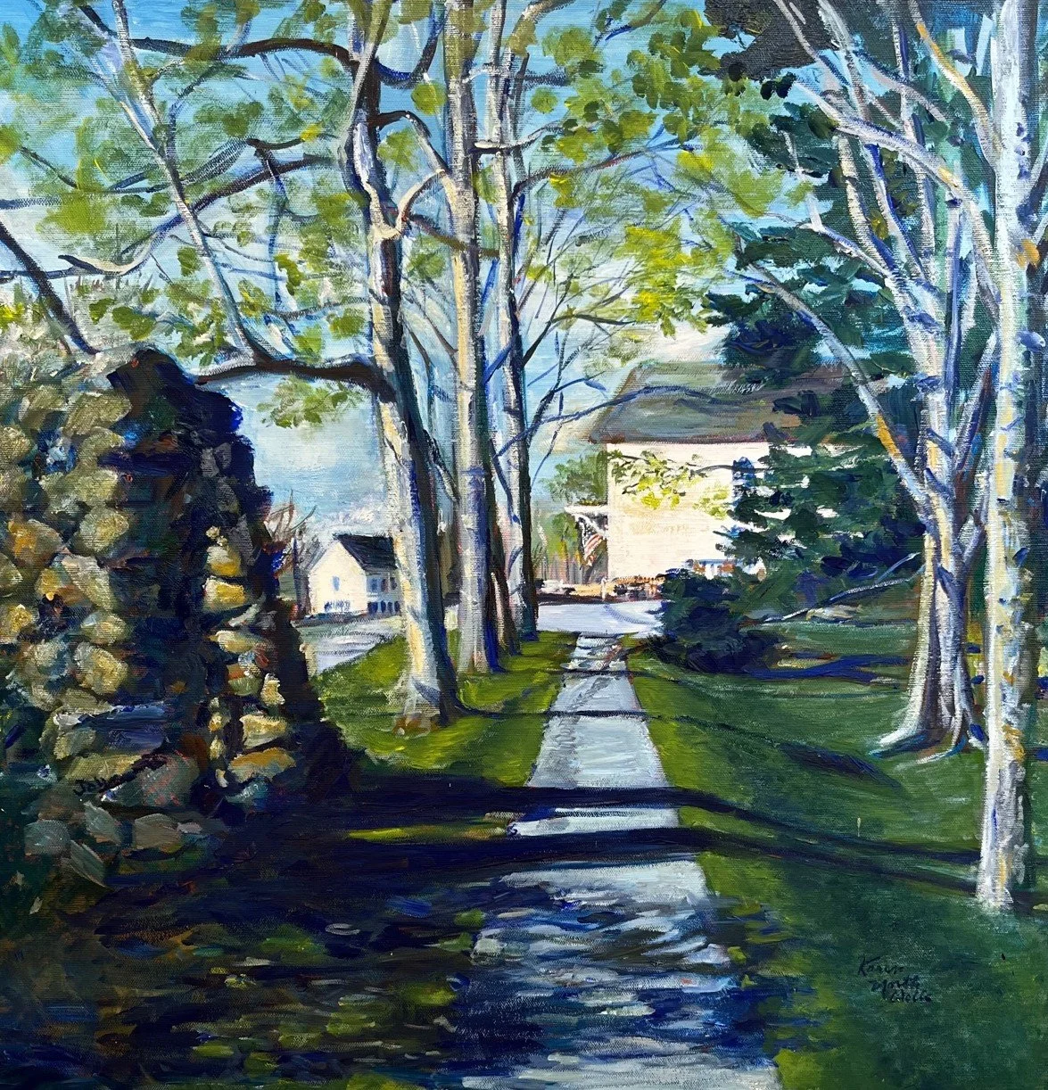 Honorable Mention- Karen North Wells, Center of Universe - Acrylic
