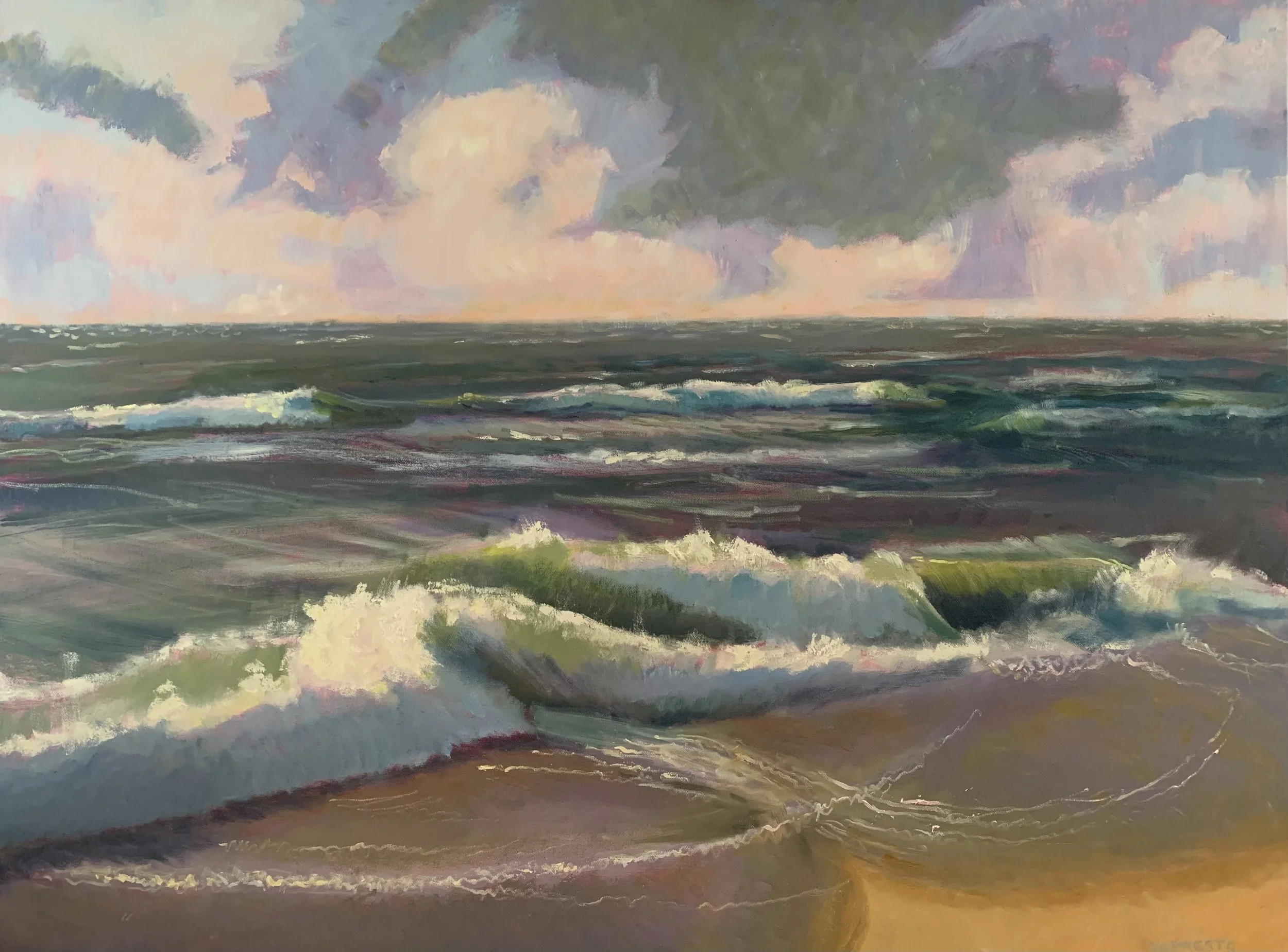 Peg	LoPresto-	Nauset Waves,	Oil	 $900 