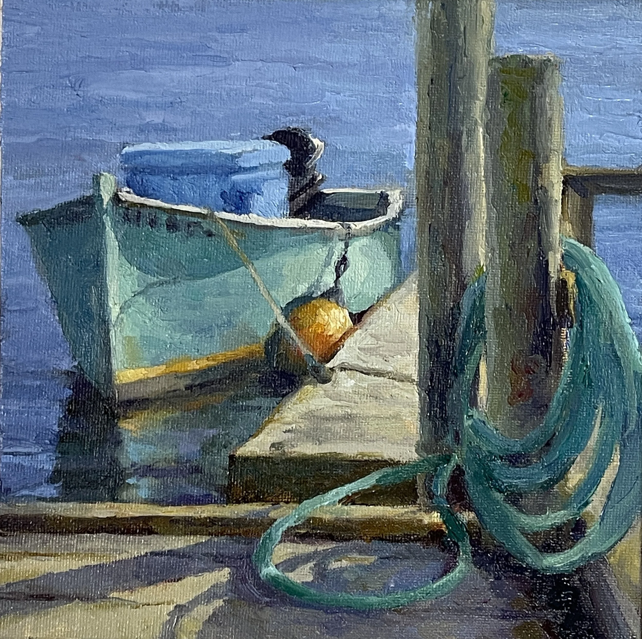 Peg	Runcie-	On the Dock,	Oil	 $525 