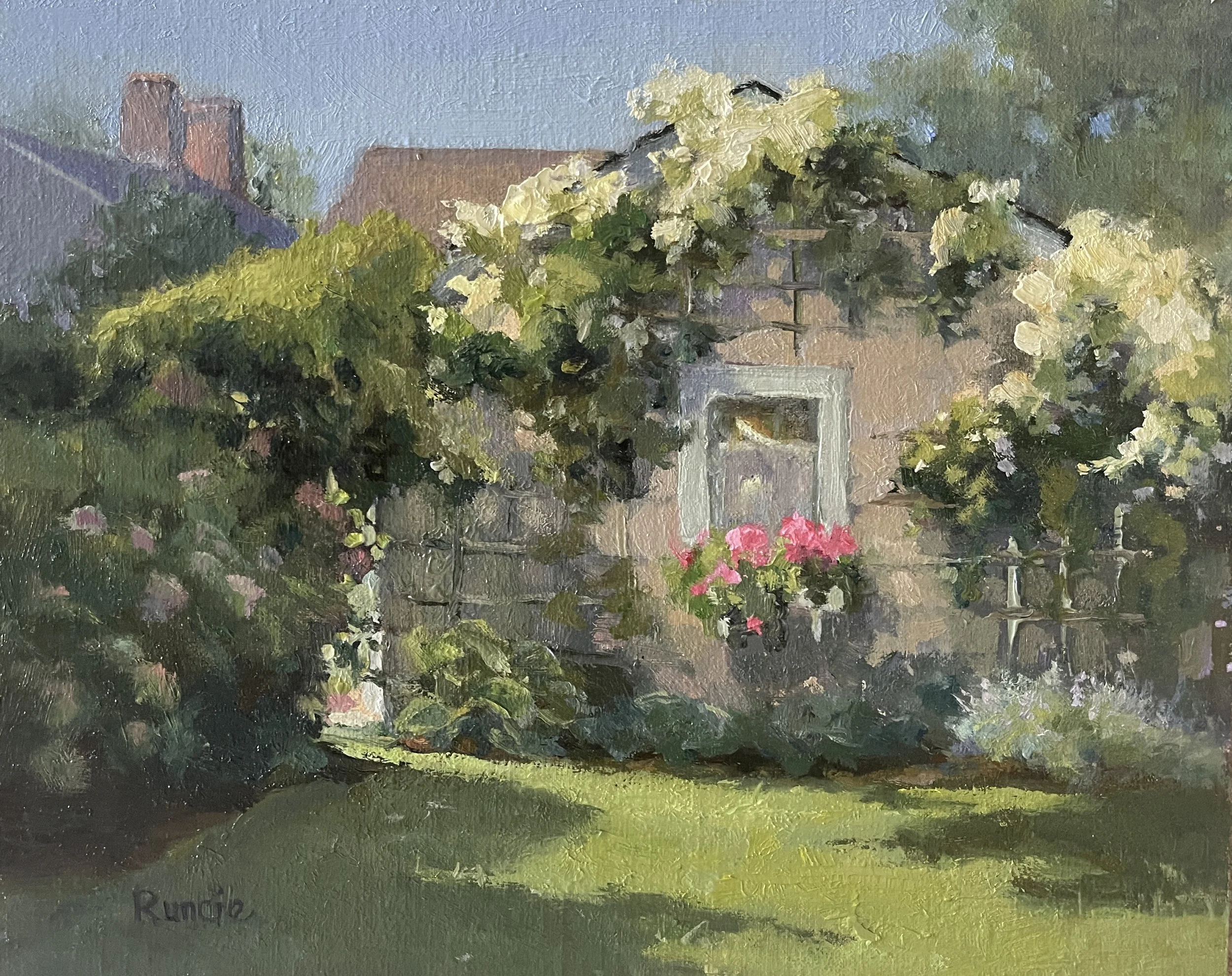 Peg	Runcie-	Summer Cottage,	Oil	 $650 