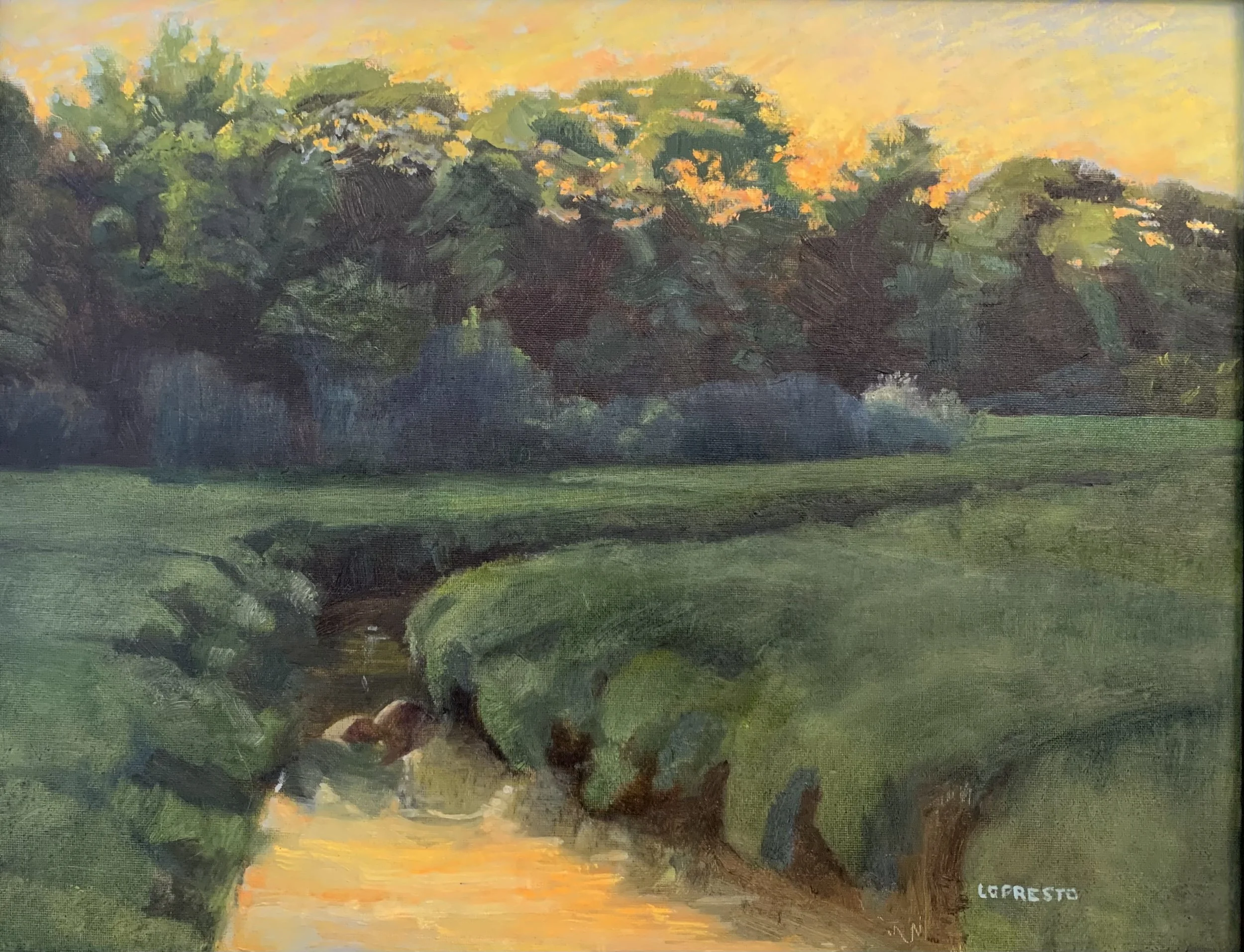 Peg	LoPresto-	Sunset,	Oil	 $400 