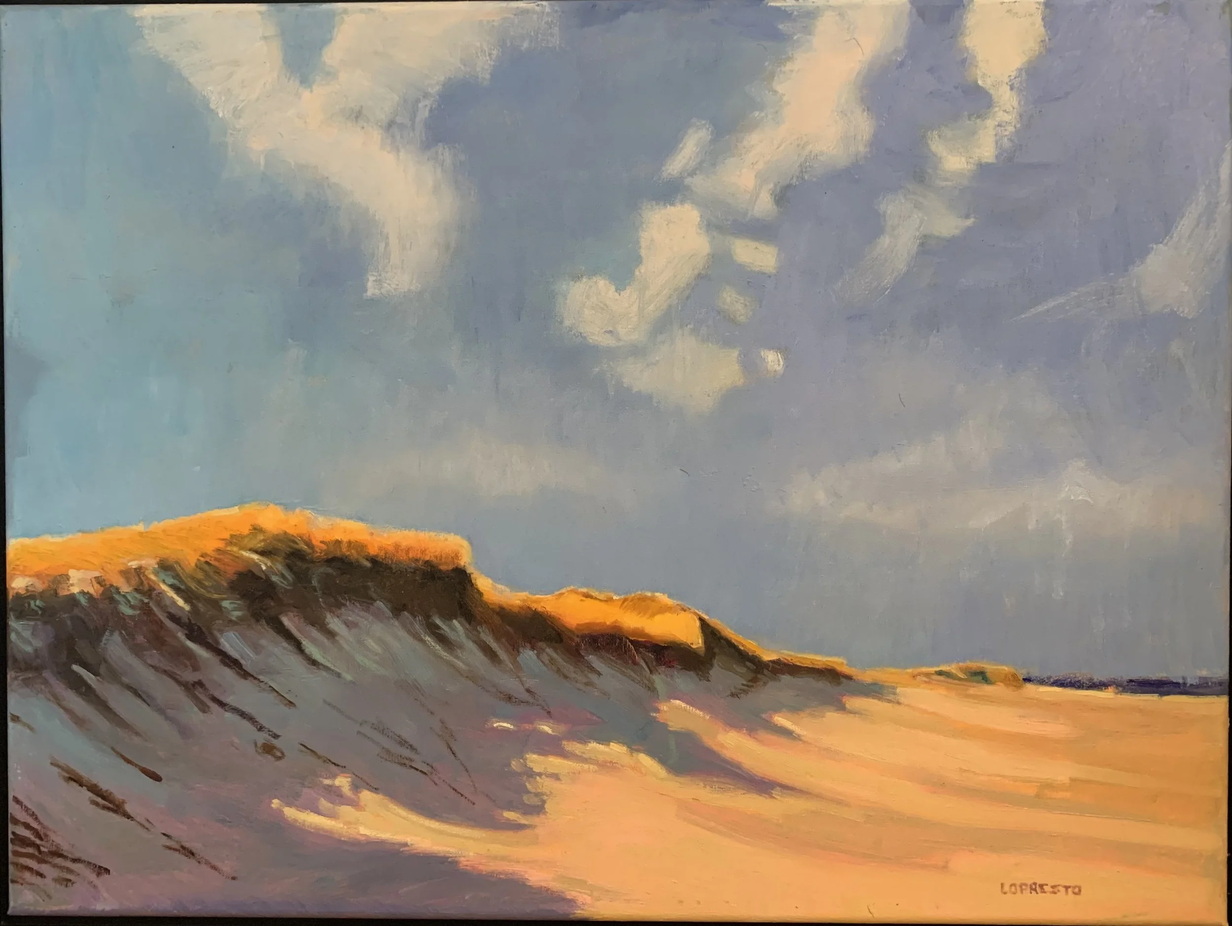 Peg	LoPresto-	Nauset, Blue Sky,	Oil	 $600 