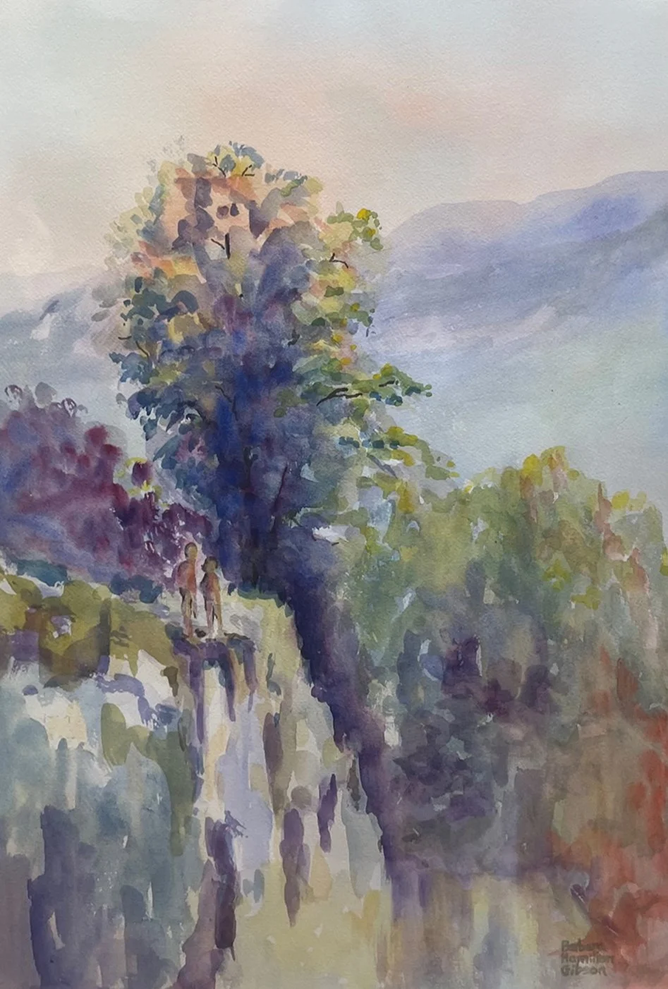 Barbara Hamilton Gibson- Overlook,	Watercolor	 $400 