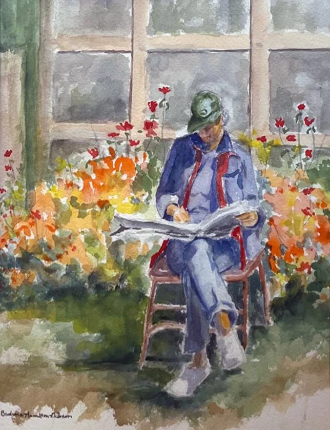 Barbara Hamilton Gibson- Sunday Times,	Watercolor	 $285 