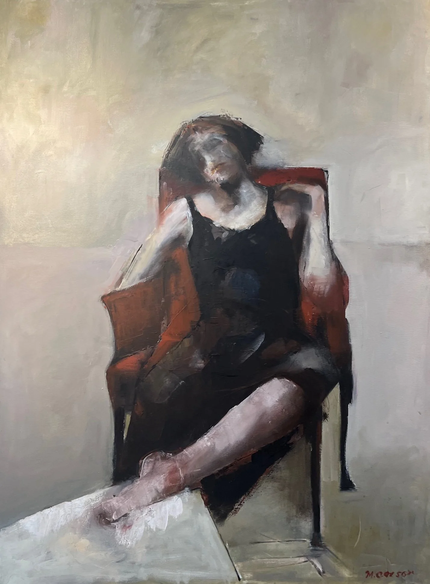 Mimi	Coxson-	Seated Figure 2,	Oil	 $4,500 