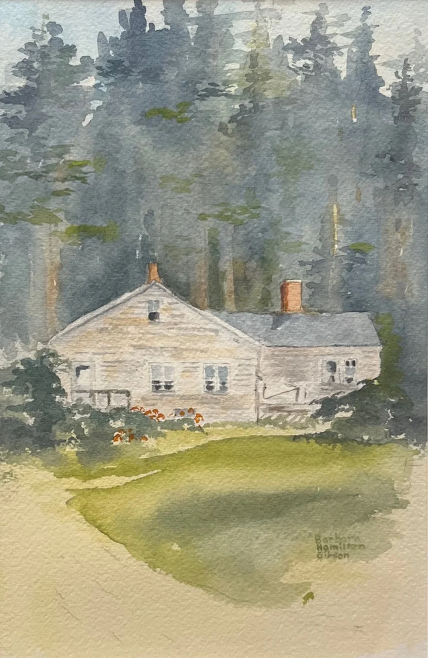 Barbara Hamilton Gibson- Maine Cape,	Watercolor	 $200 