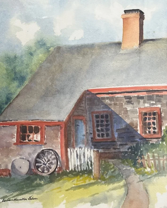 Barbara Hamilton	Gibson	-Nickerson Homestead,	Watercolor	 $285 