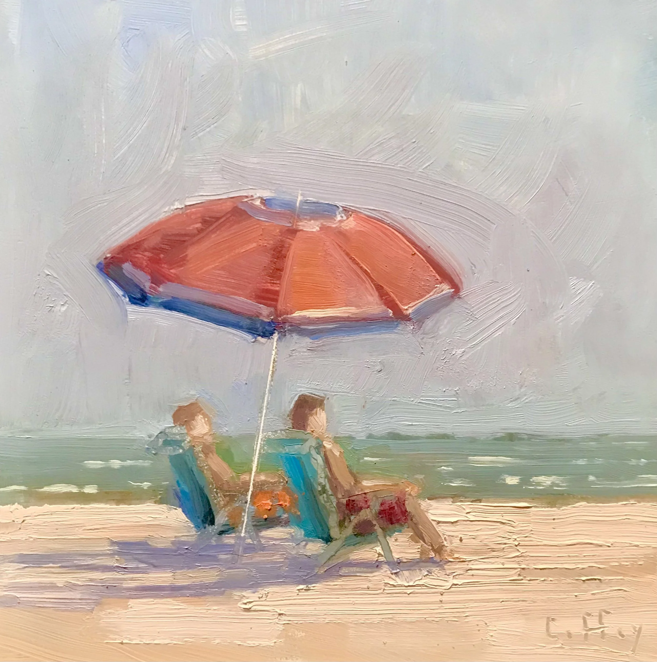 Lyn	Coffey-	A Summer’s Afternoon,	Oil	 $300 