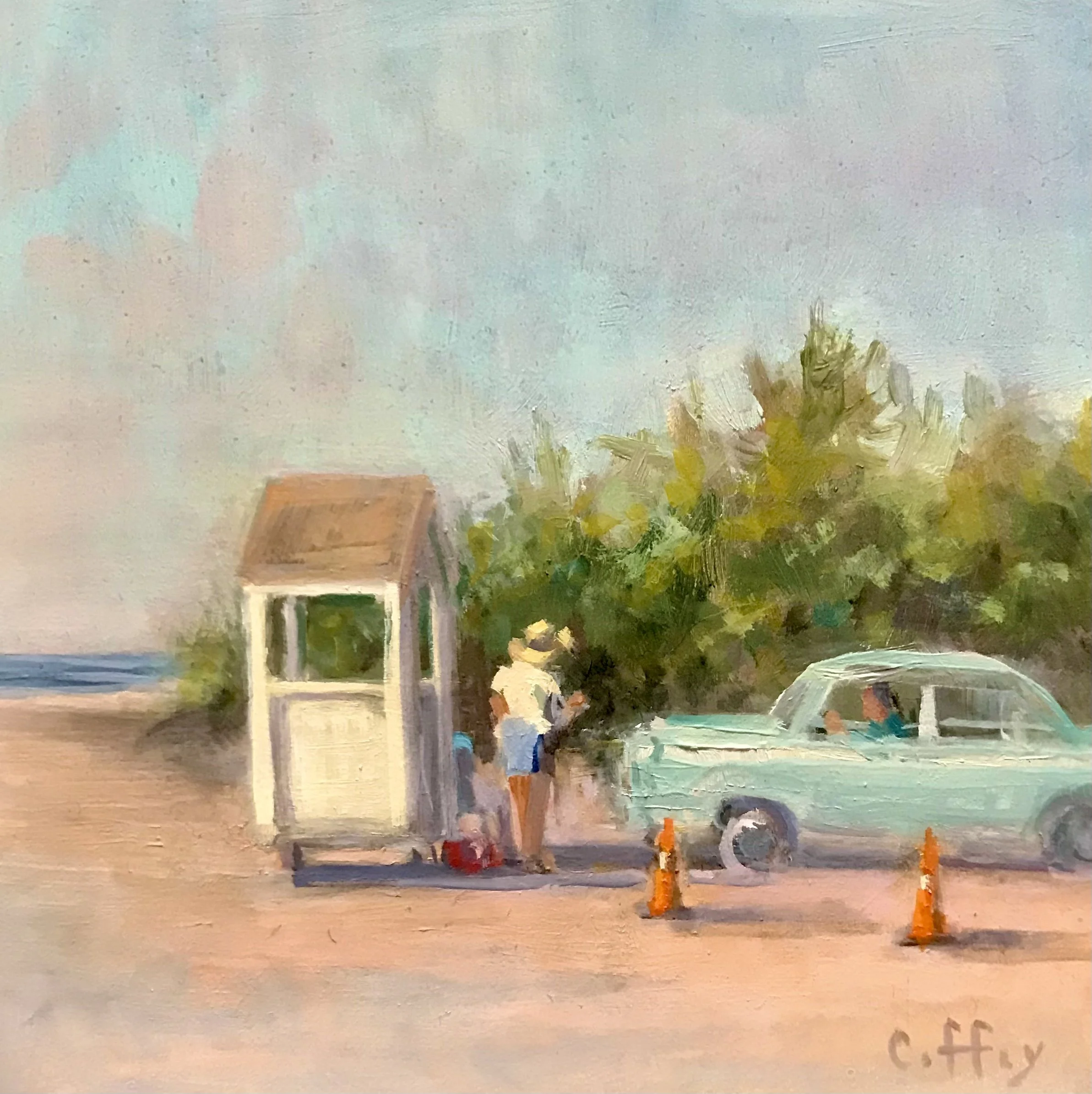 Lyn	Coffey	- The Arrival of Summer,	Oil	 $300 