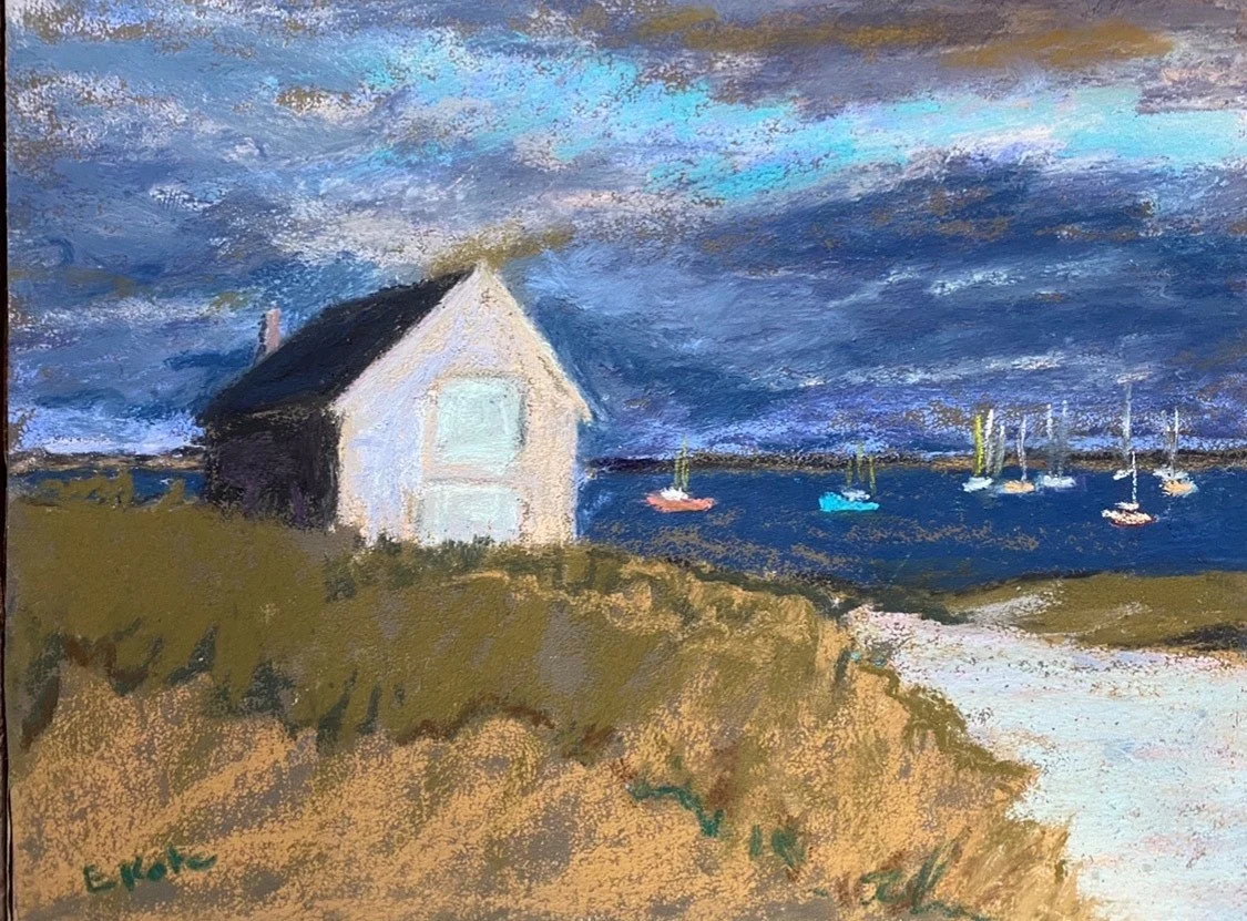 Kate	Laing-	Evening Light,	Pastel	 $300 
