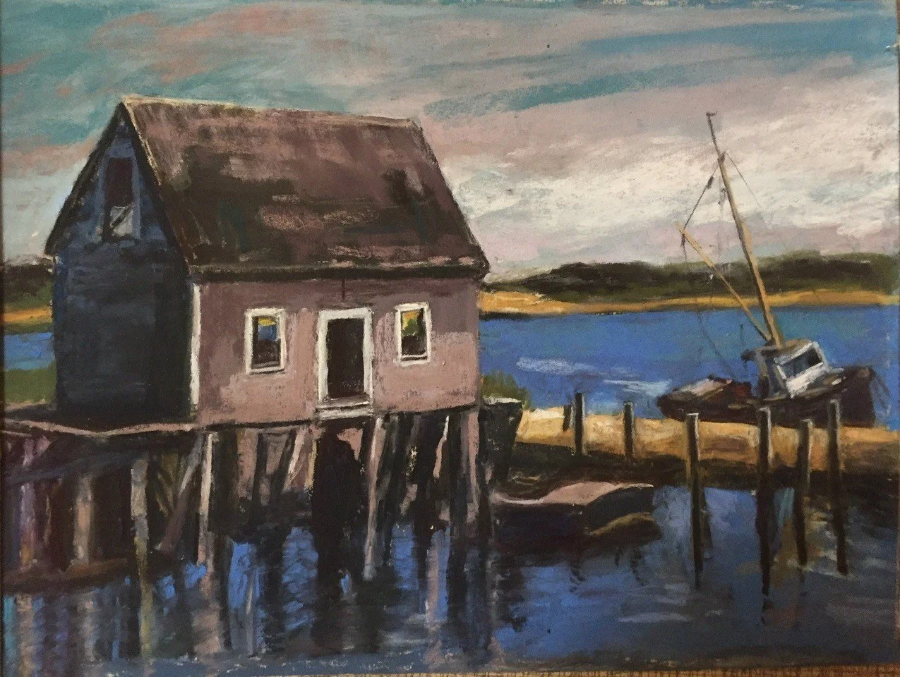 Kate	Laing-	Seacoast Memories,	Pastel	 $400 