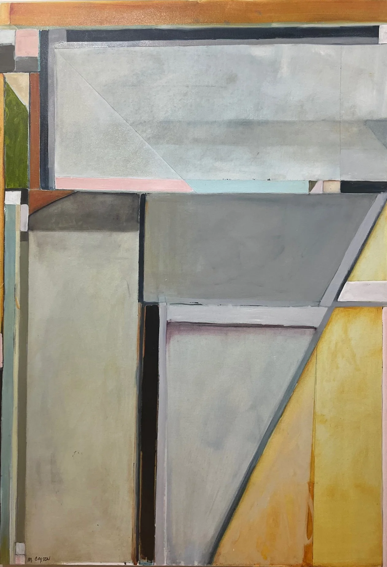 Mimi	Coxson-	Abstract, Oil	 $4,500 	