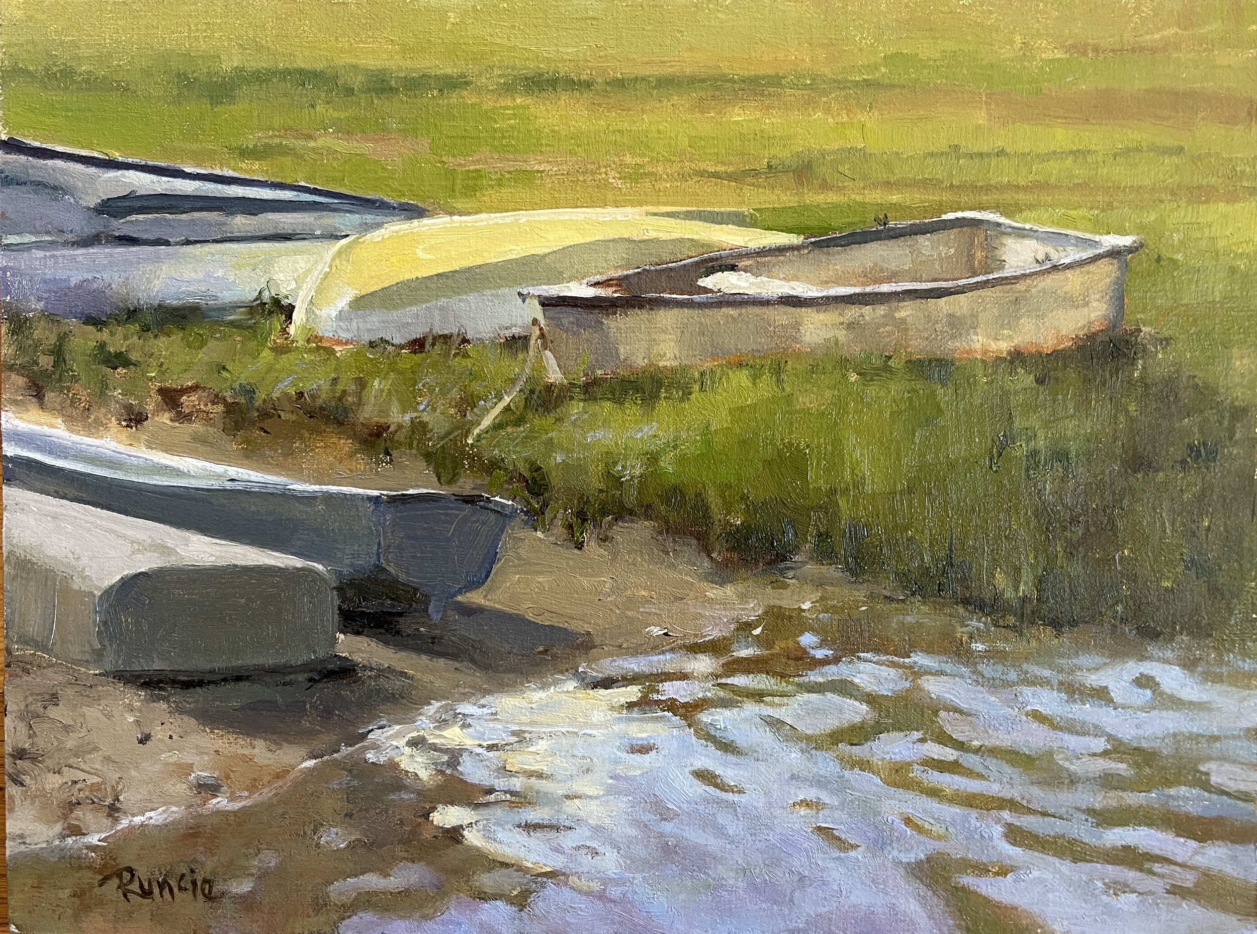 Oil Second Place #7 Peg Runcie- The Busy Season