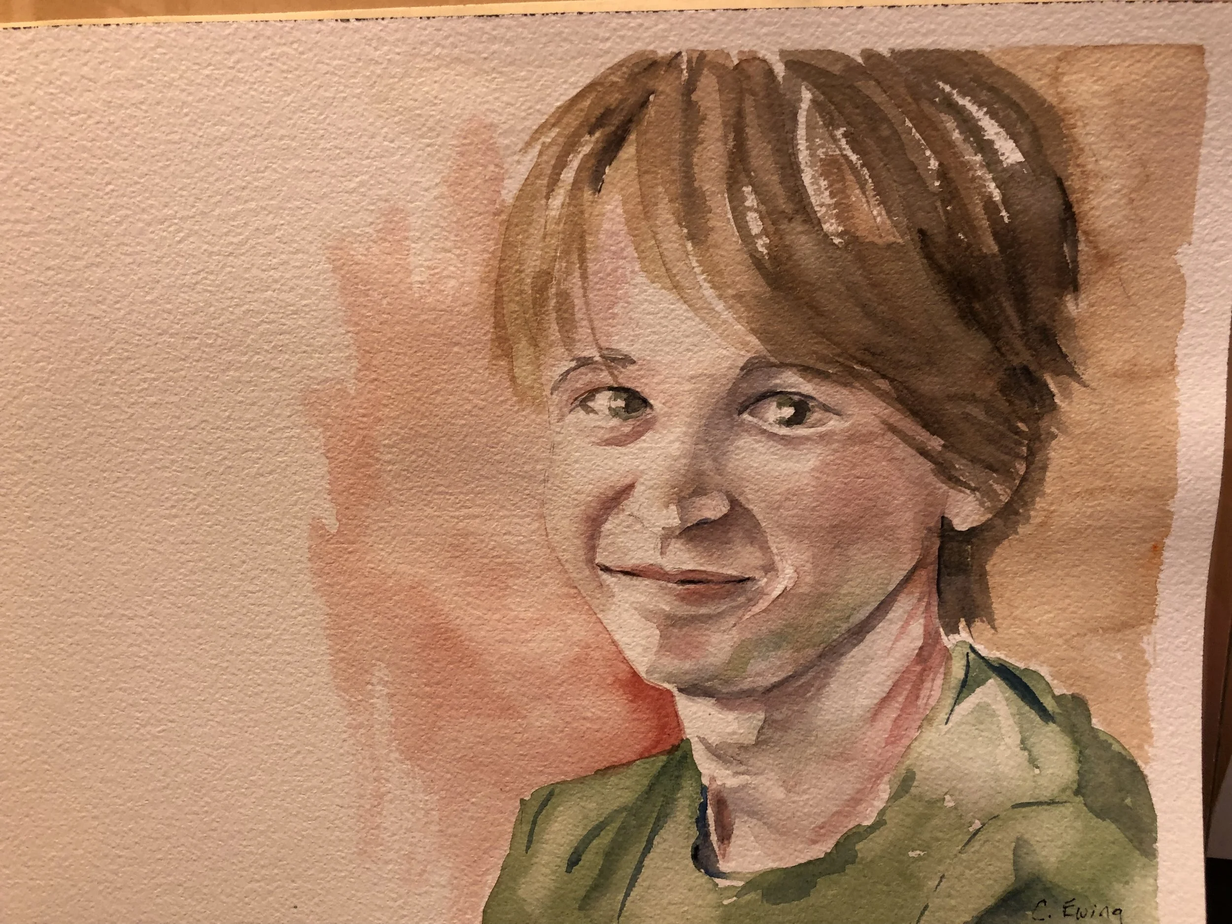 Honorable Mention- Carol Ewing- Otto,	Watercolor