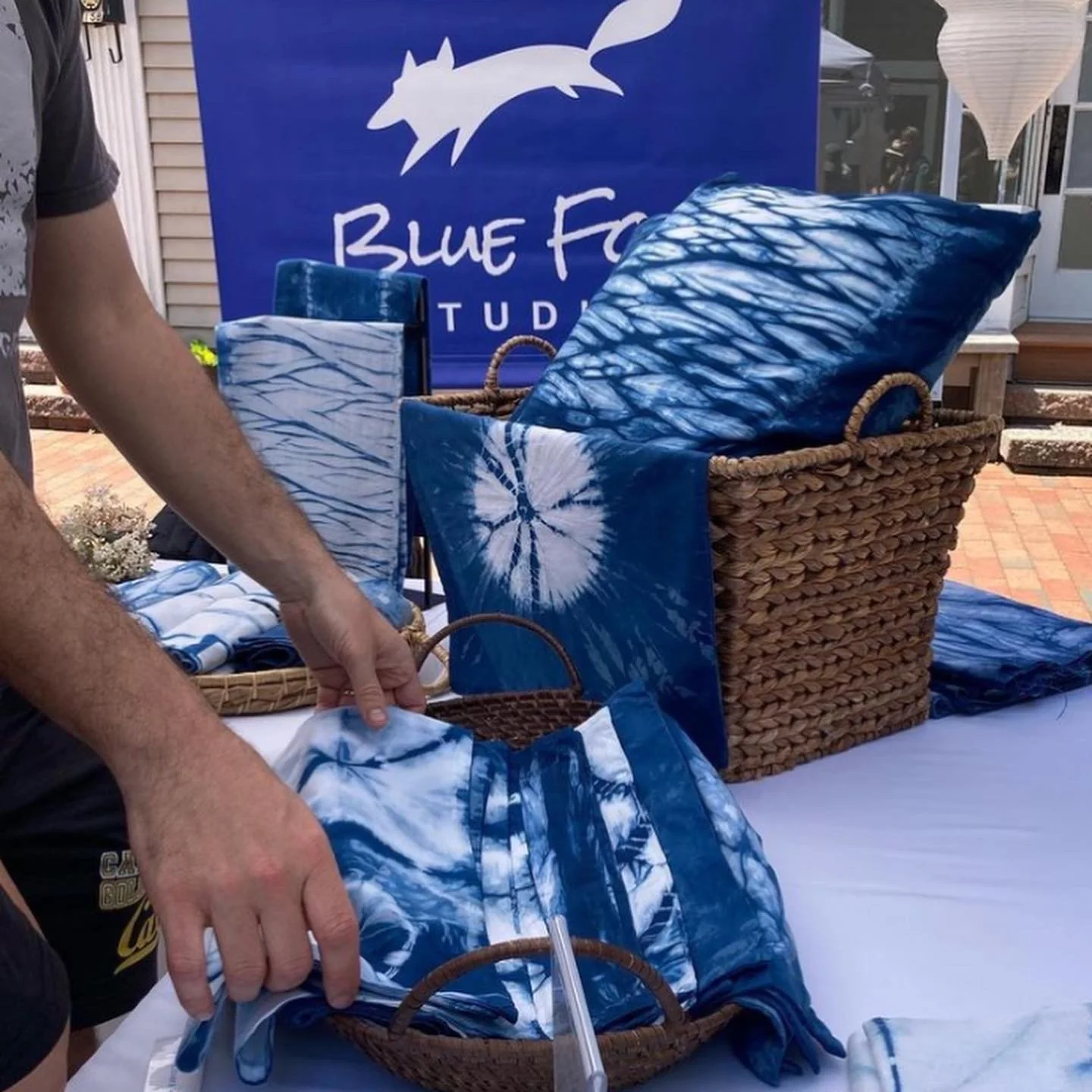 Blue Fox Studio - Customer with Pillow Covers.jpg