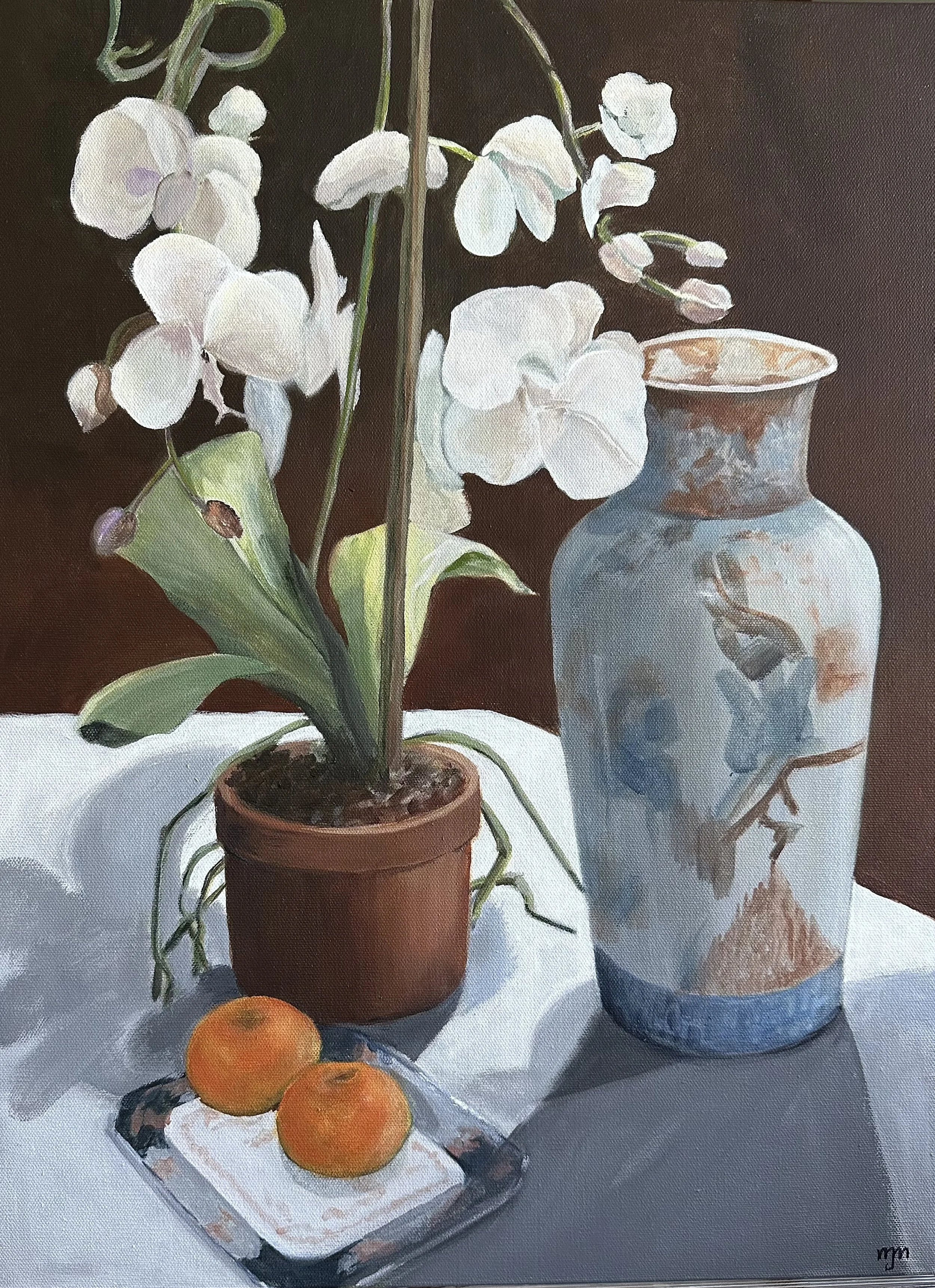 Margo	Mancinelli-	Asian Influence, 	Acrylic	 $700 	Maryalice Eizenberg