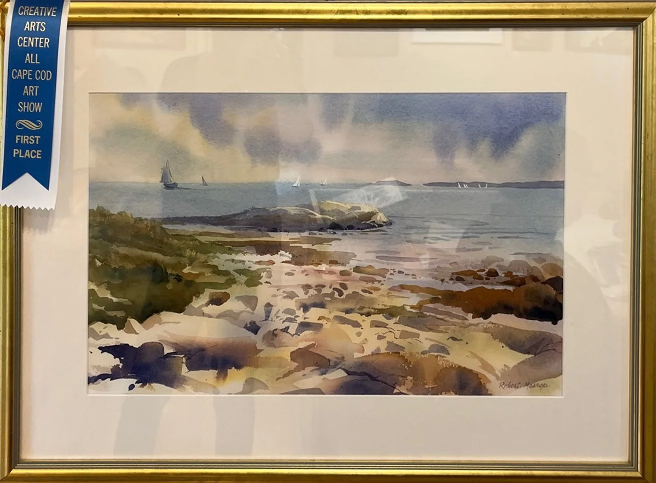 Watercolor 1st Place- Robert Mesrop-Penobscot