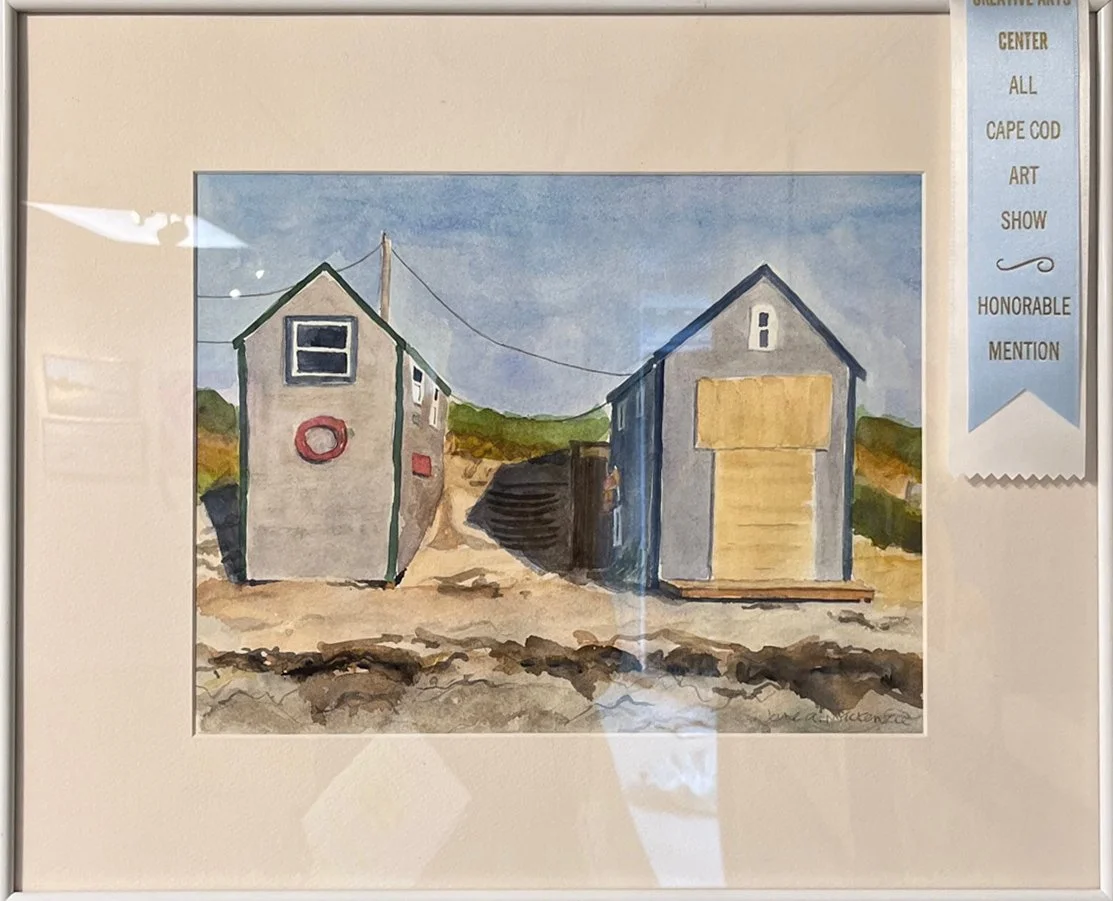 Honorable Mention- Jane A. Mackenzie-Waiting for Summer, Watercolor