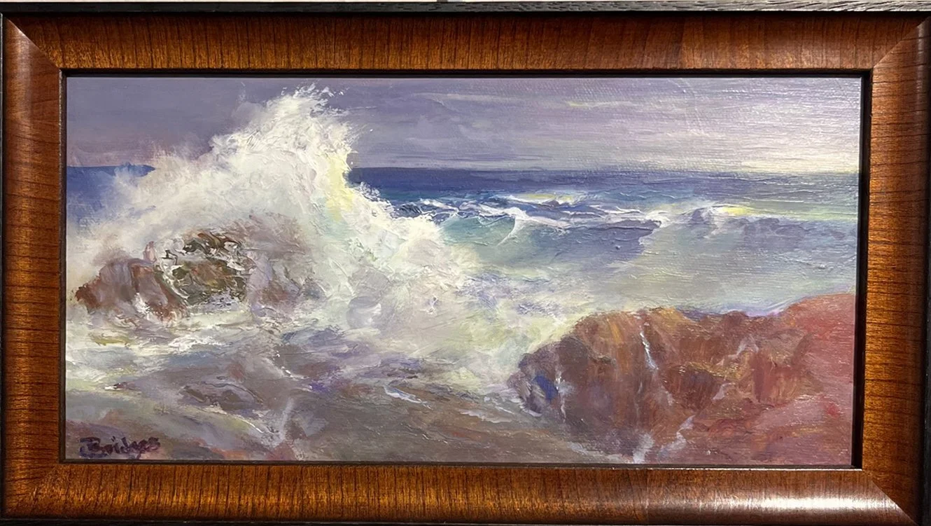 Honorable Mention- Jeanne Bridges- New England Shore, Oil