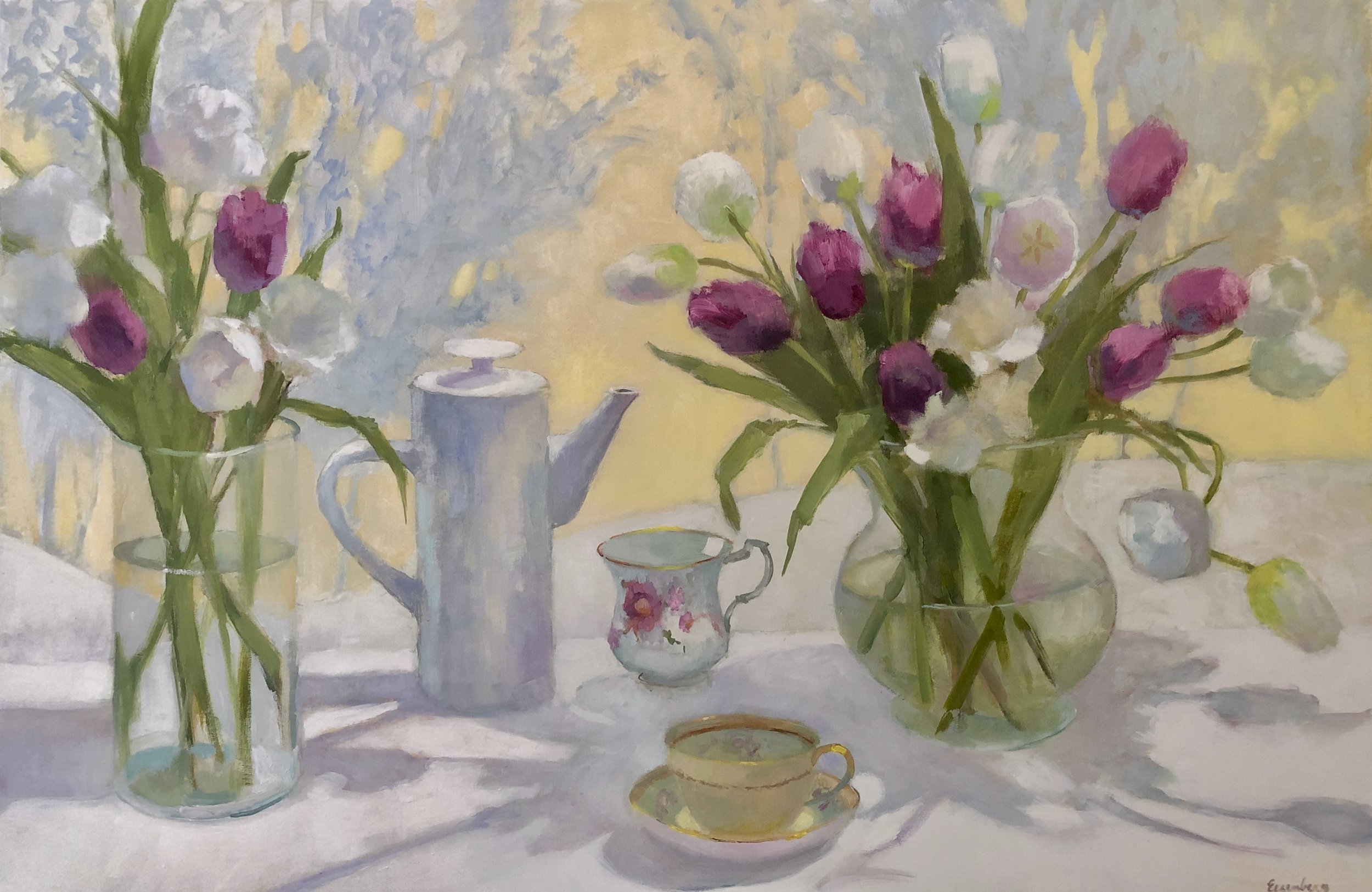 Maryalice	Eizenberg:	"Hot Chocolate",	Oil	$2,100