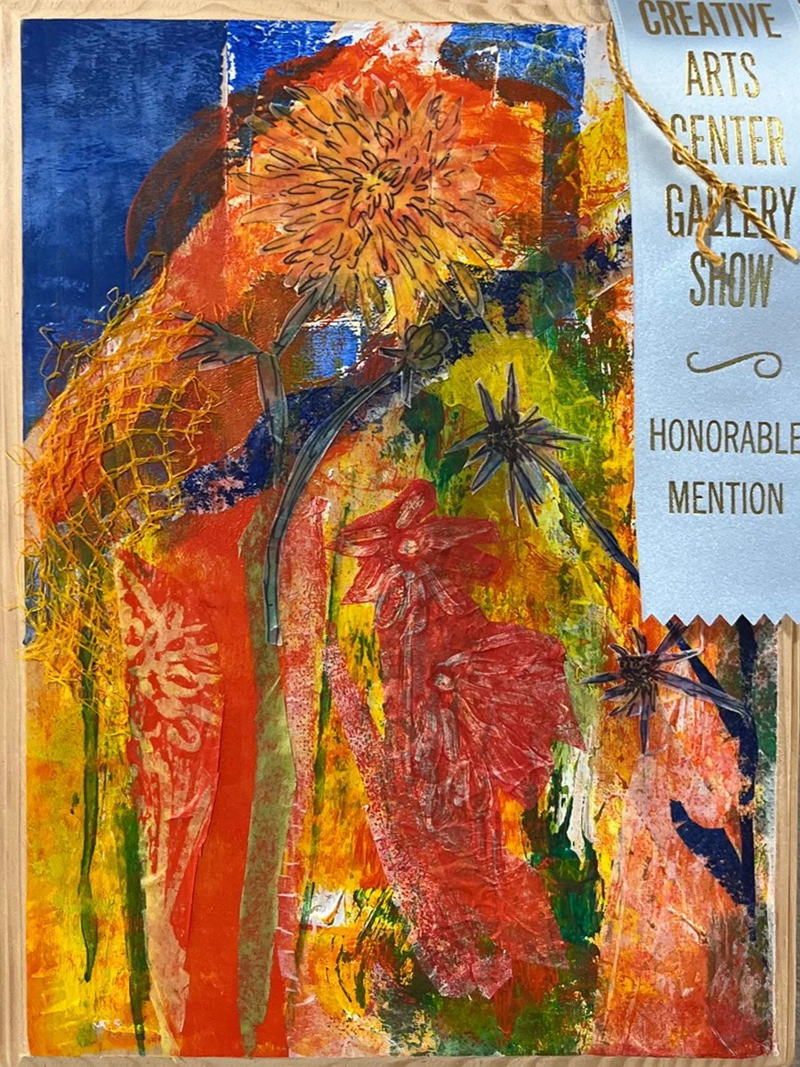 Other Honorable Mention- Wendy Christern- Fall Fireworks, Mixed Media