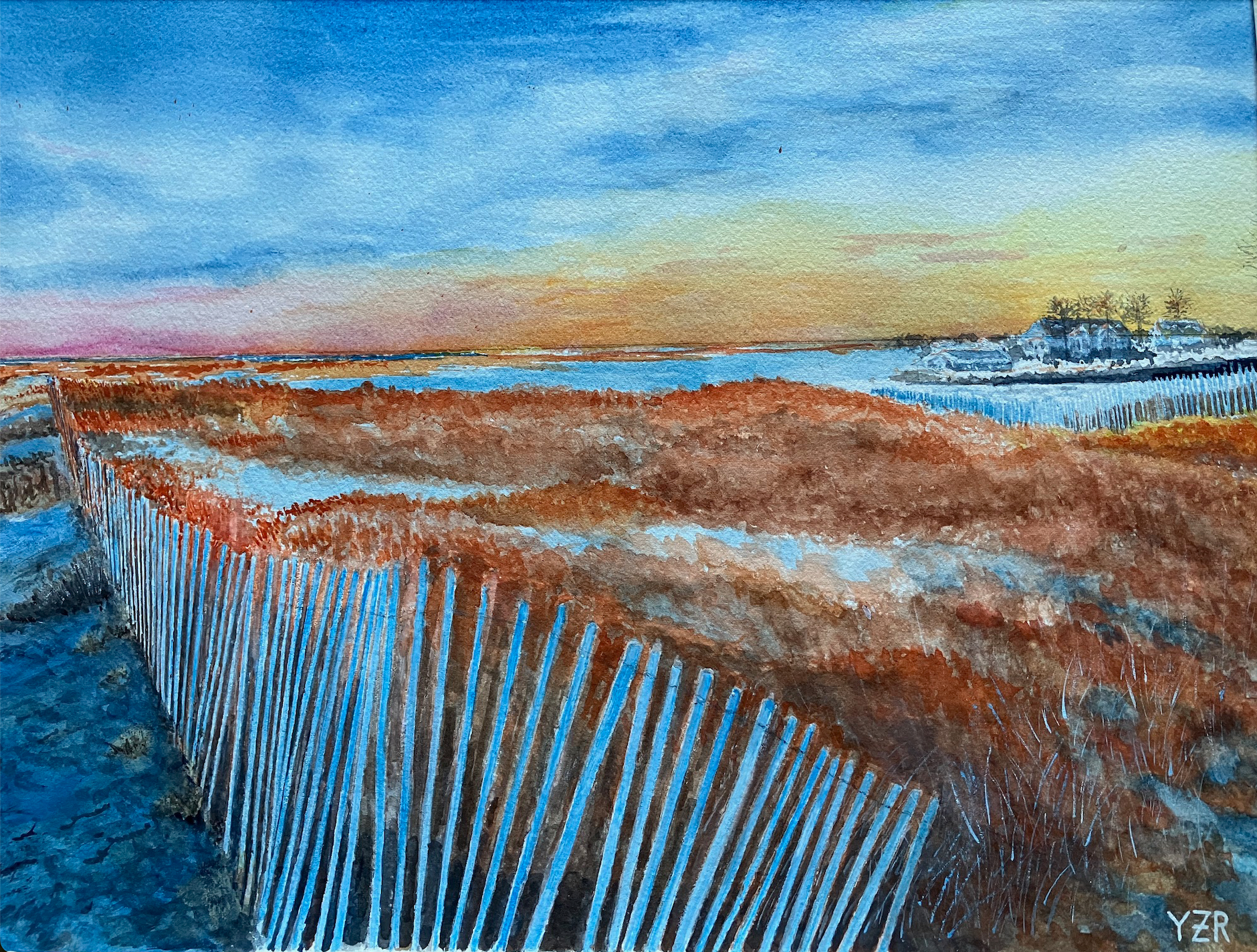 Wintry Sunrise on Cape Cod.png