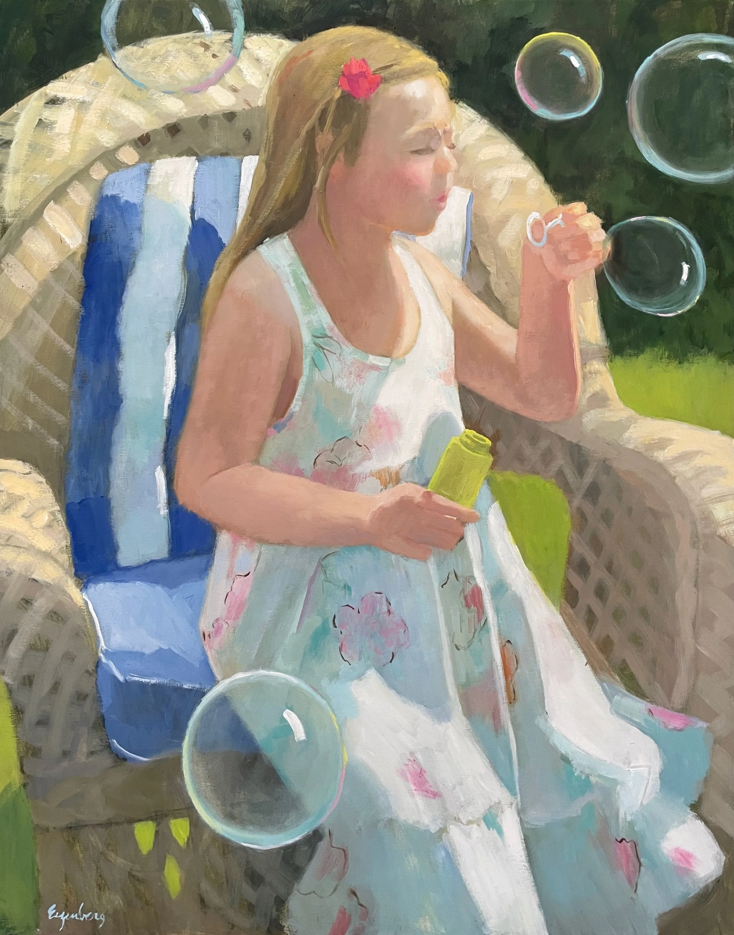 Susanne Taylor Memorial Award for Excellence in Painting- Maryalice Eizenberg- Summer Fun, Oil