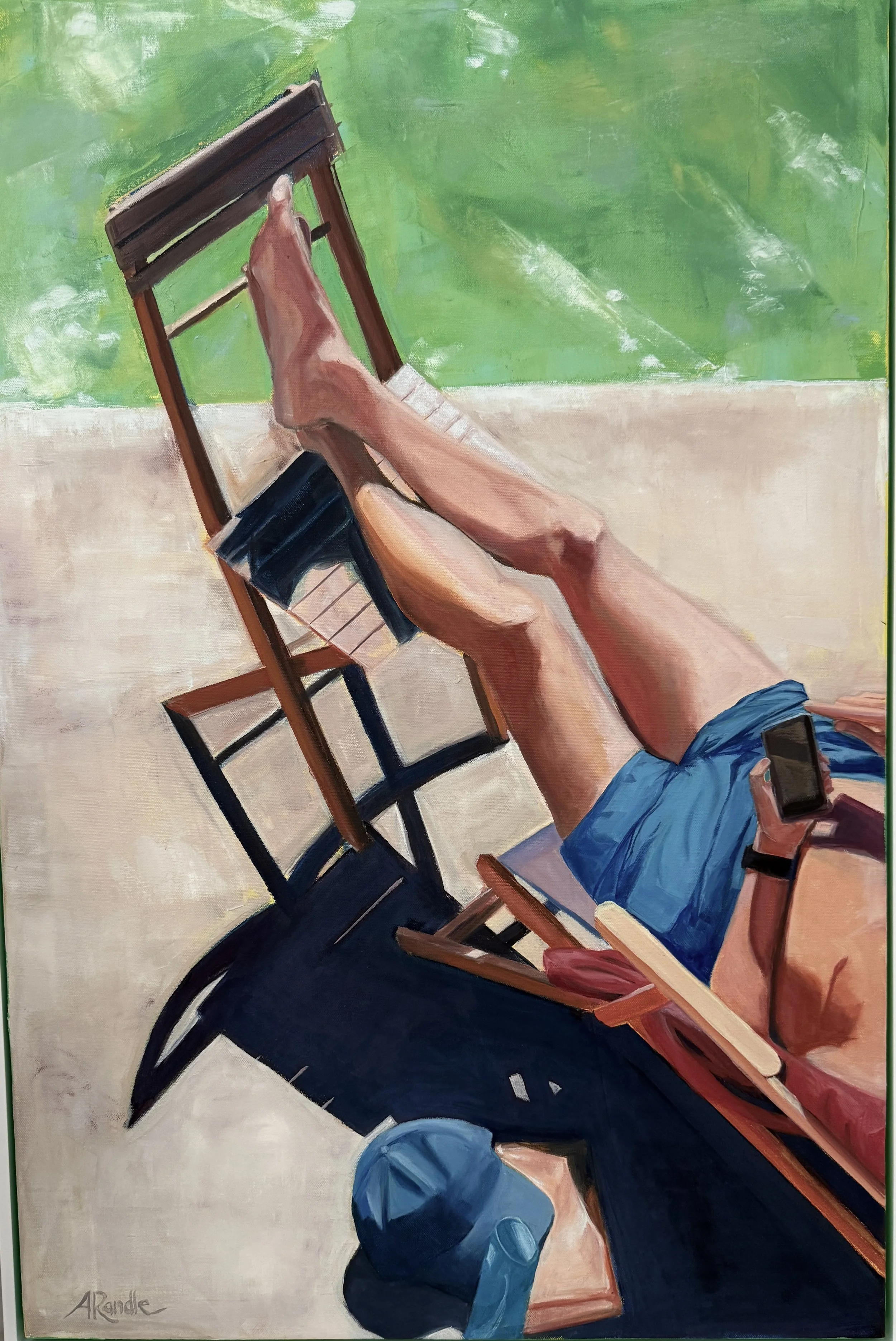 Honorable Mention Anne Randle- Chillin' , Oil