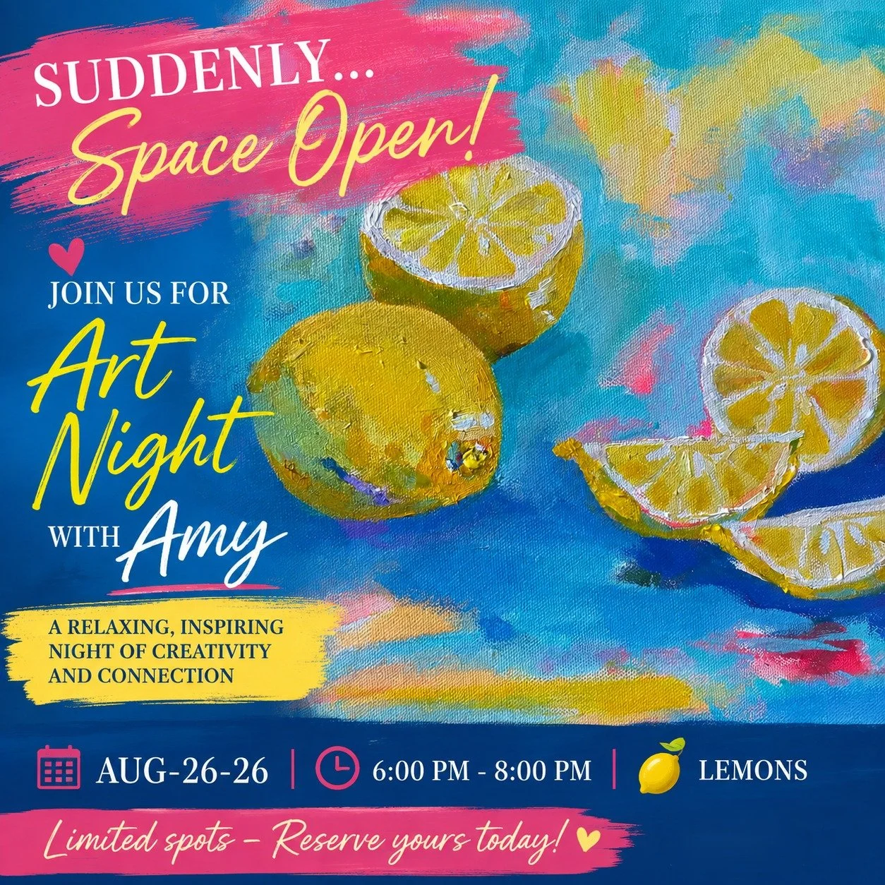 Join Amy in a night of fun and creativity at the Creative Arts Center!!

https://canvas.capecodcreativearts.org/classes?instructor=Amy+Middleton