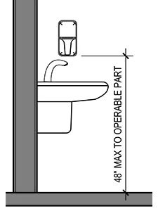 Bathroom accessories Soap holder for bathrooms for disabled.