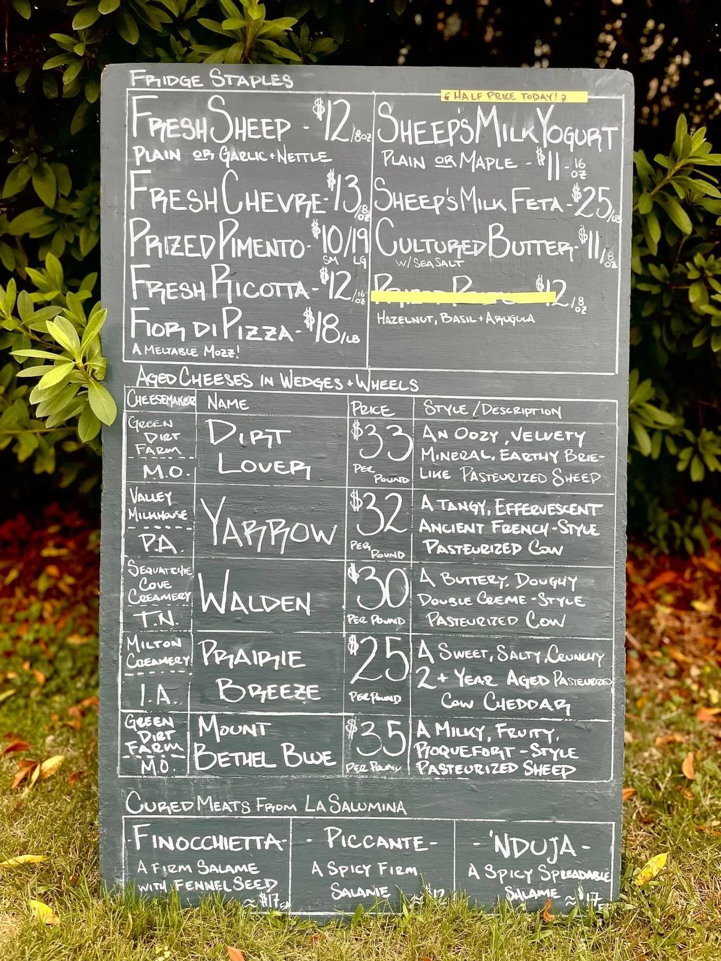 LAST MT. PLEASANT MARKET TODAY!! Come see Eric 3:30-7! We will miss all our Mt. P peeps until next season starts in April! We&rsquo;ve got all the CHZ AND FOCACCIA 🤠
Eric has some coupons for 10% off at the chz shop that he&rsquo;ll be handing out t