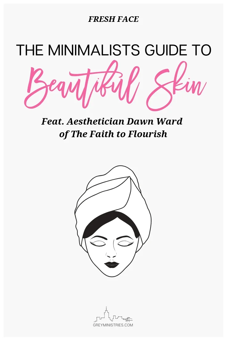 Looking and feeling our best is not vain, it’s managing well what’s in our hands! Gotta preserve the goods to do God’s work. This week, Aesthetician Dawn Ward joins us to talk about a simple #skincareroutine we all can do! Click to read! #minimalism