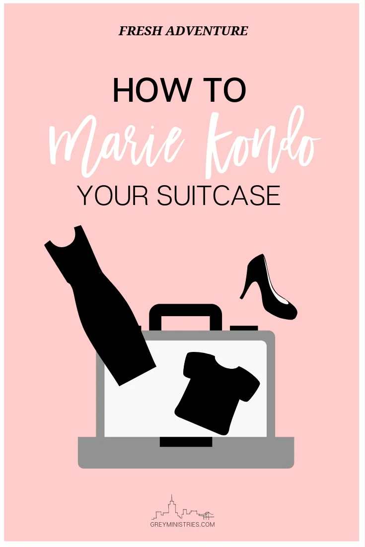 The Konmari Method has taken American households by storm. With tiny, three-quarter folds, greetings to homes and piles and piles of clothing, Marie Kondo sure has a lot to teach us about organizing. I love her tiny boxes in the drawers! But how can we apply the #konmari method to #vacation and more specifically, #packing our suitcases?! Join Grey Ministries for the month of April as we organize our way to a fresh adventure!
