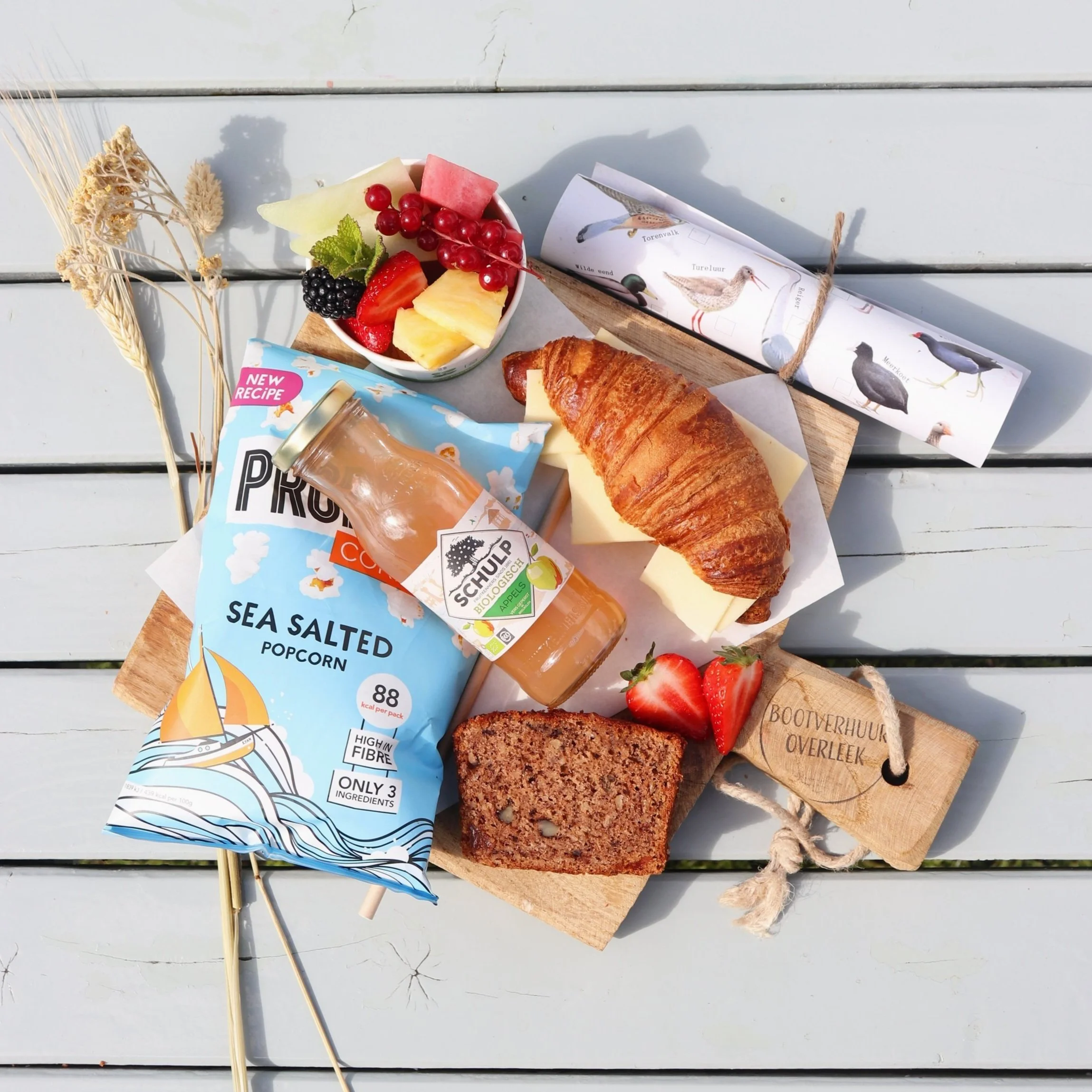 fresh picnic to take out on the water