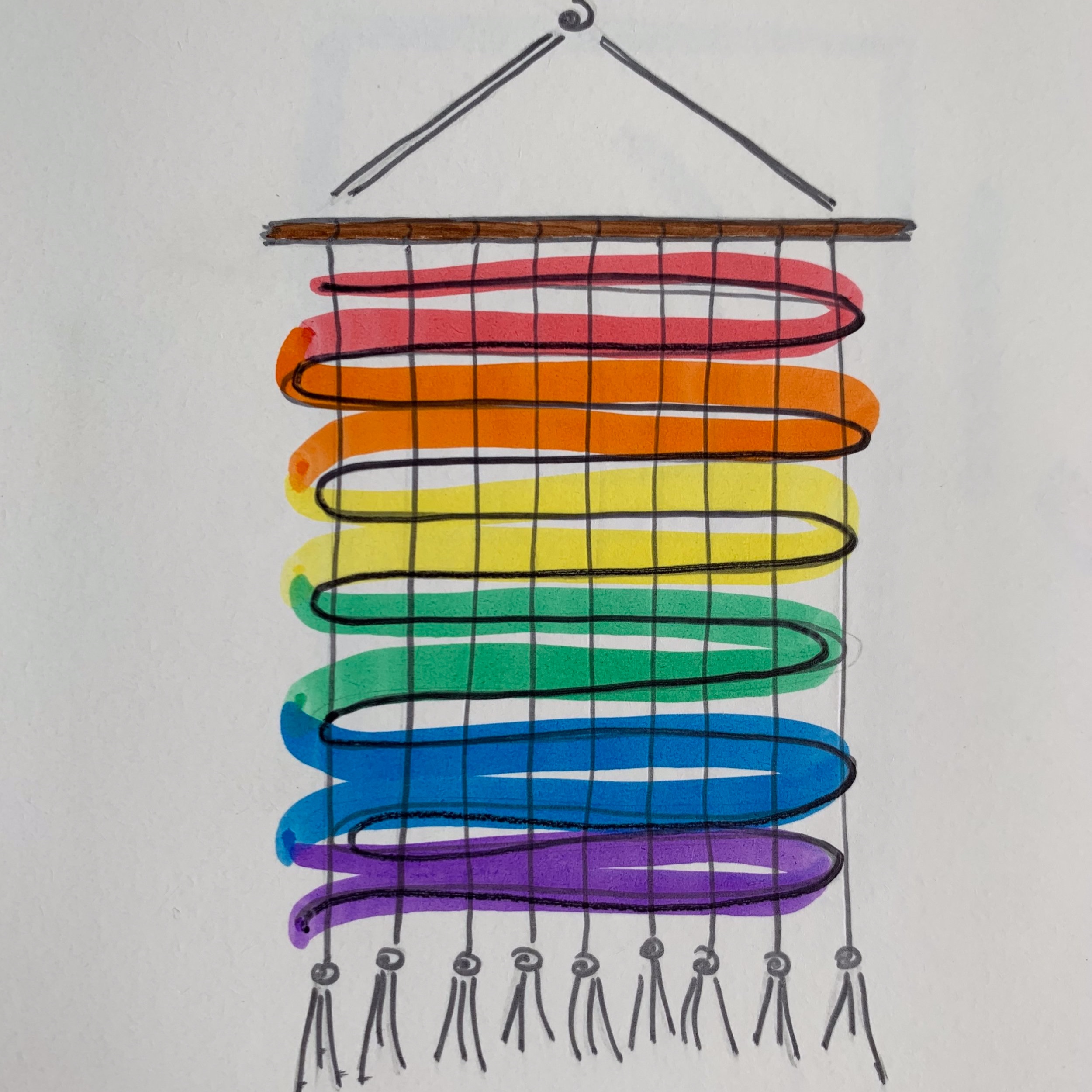 Summer Art -- Weaving (K-3rd grade)