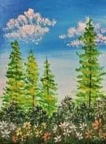 Bob Ross Painting Workshop
