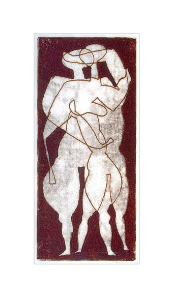 Untitled (Two Standing Figures)