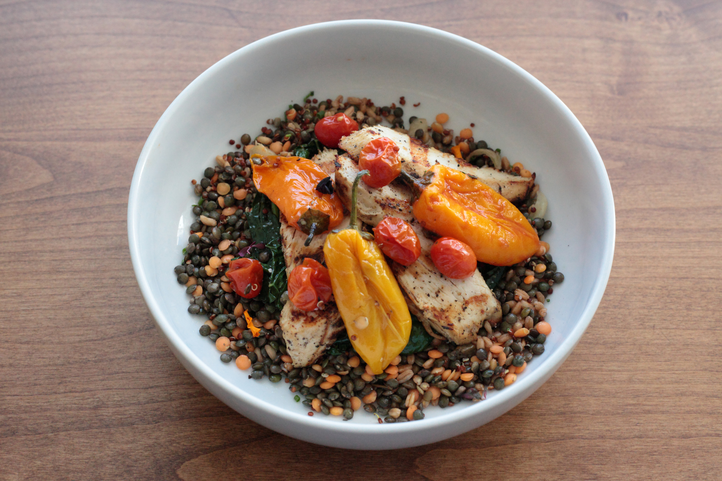 Ostrich Farm Lentil Bowl