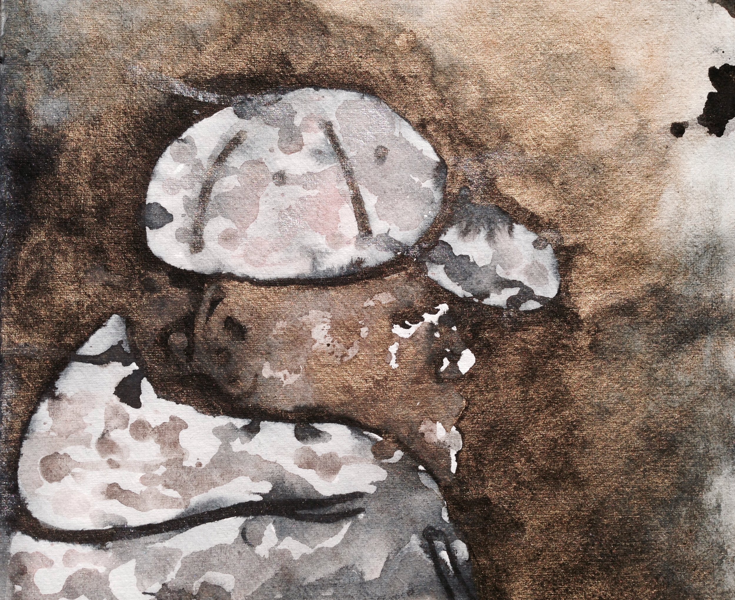 Man with cap.