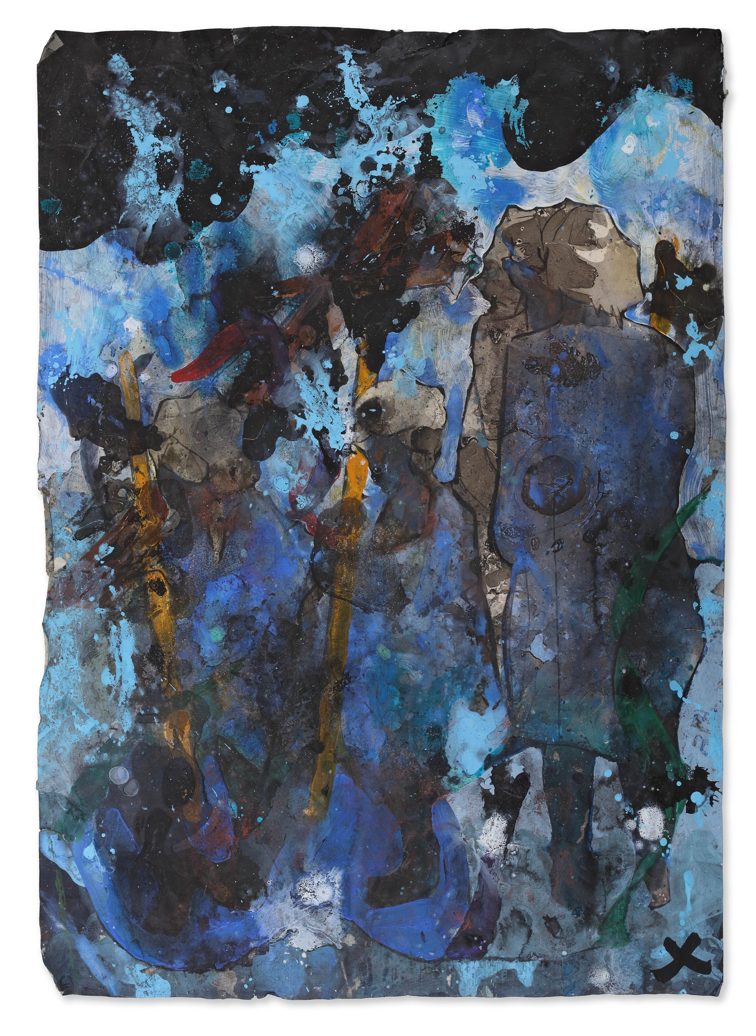 MIRROR LAKE. ACRYLIC, CHARCOAL, INK, PIGMENT, WATER, PAPER. 2023. DEANIO X.jpg