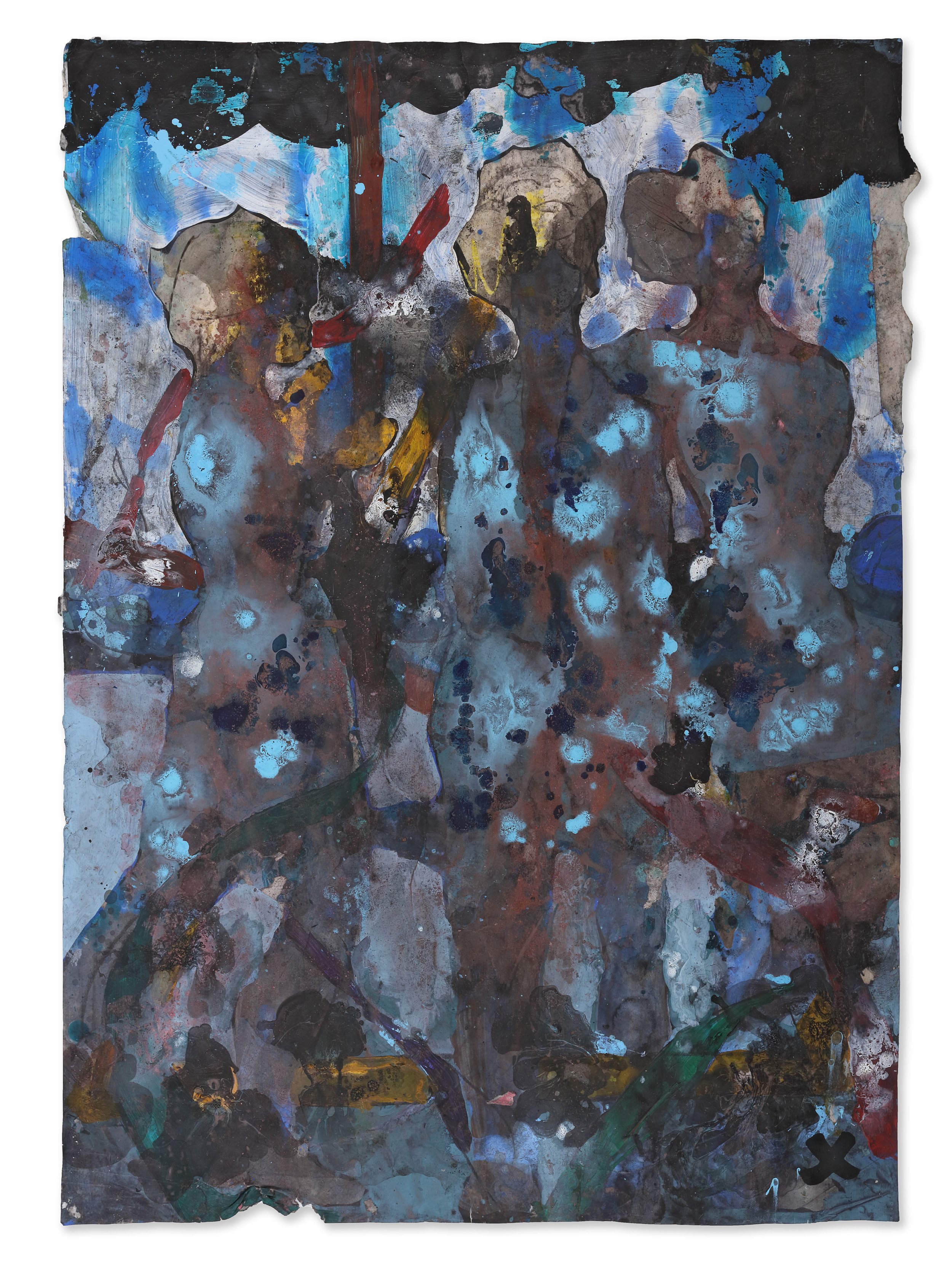 SHADOWS BEYOND THE REEF. ACRYLIC, CHARCOAL, INK, PIGMENT, WATER, PAPER. 2023. DEANIO X.jpg