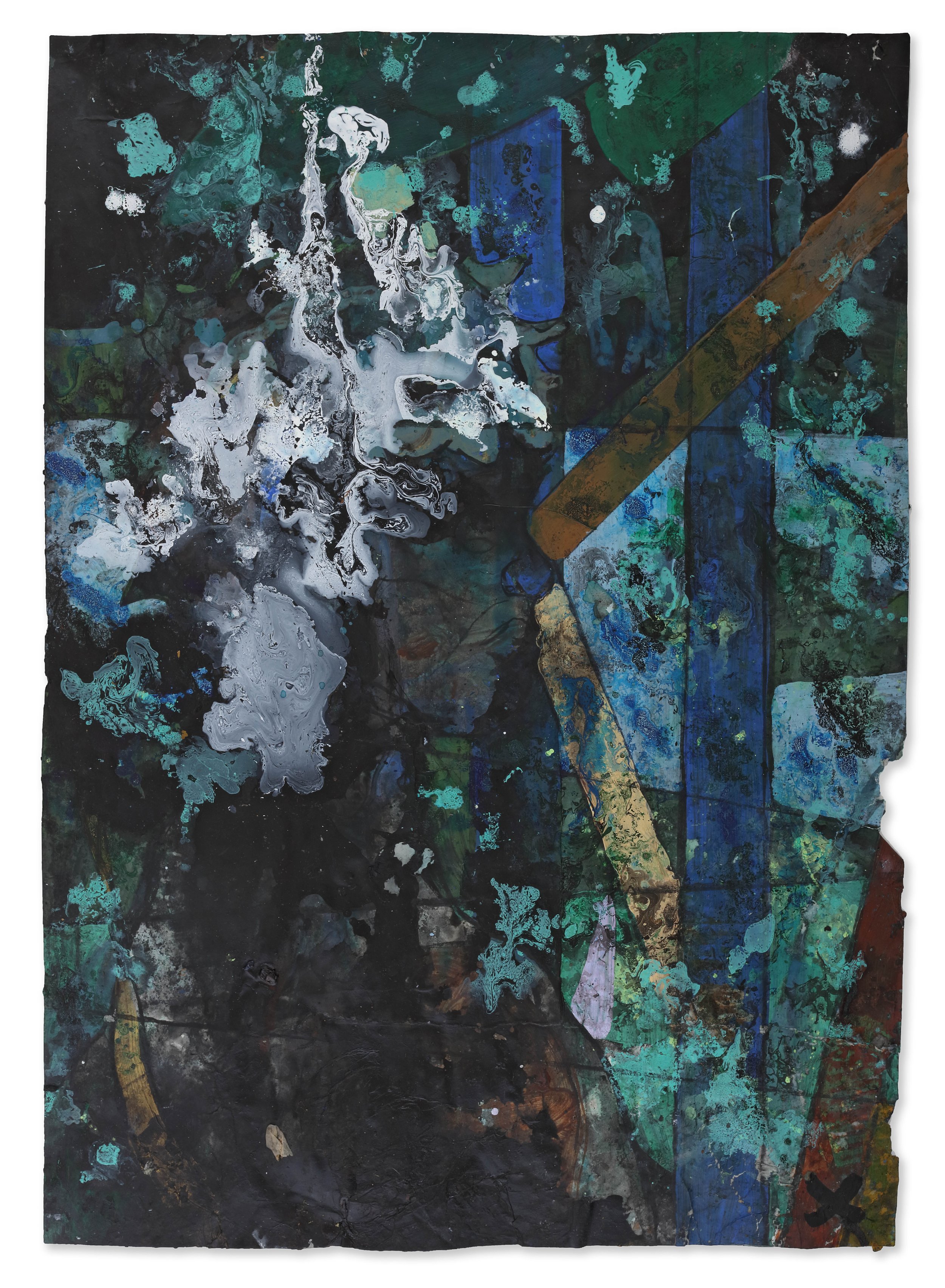 SILK FOREST. ACRYLIC, CHARCOAL, INK, PIGMENT, WATER, PAPER. 2023. DEANIO X.jpg