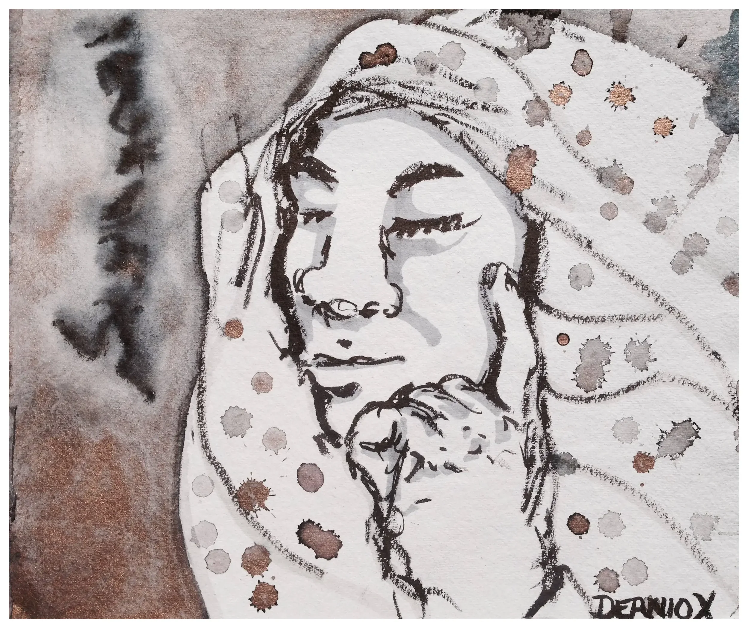 Sully,
Ink,
Deanio X, 
2016.