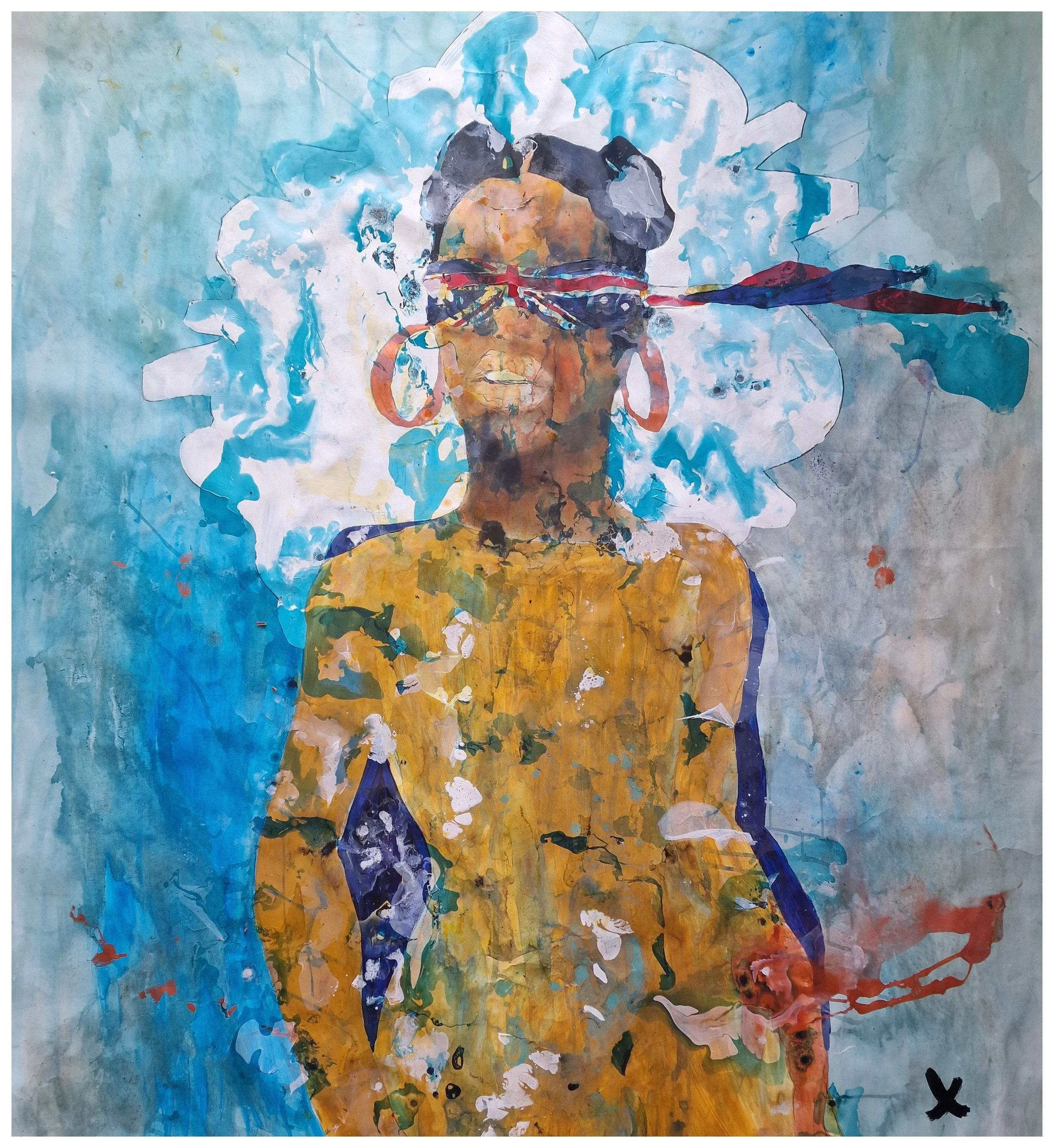 ---,
Mixed Media,
Deanio X, 
2025.